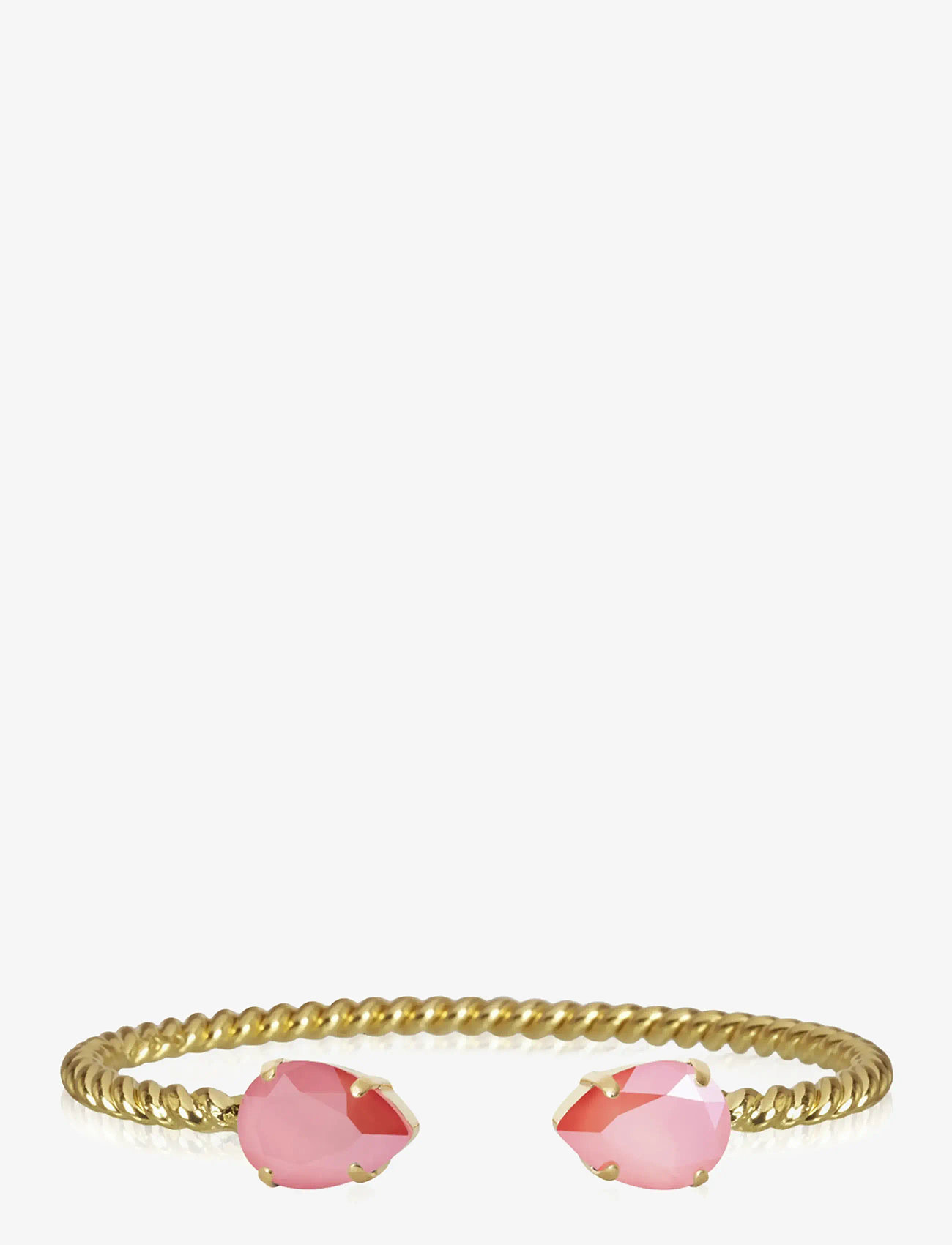 Caroline Svedbom - MINI DROP BRACELET GOLD - armringe - light coral - 1