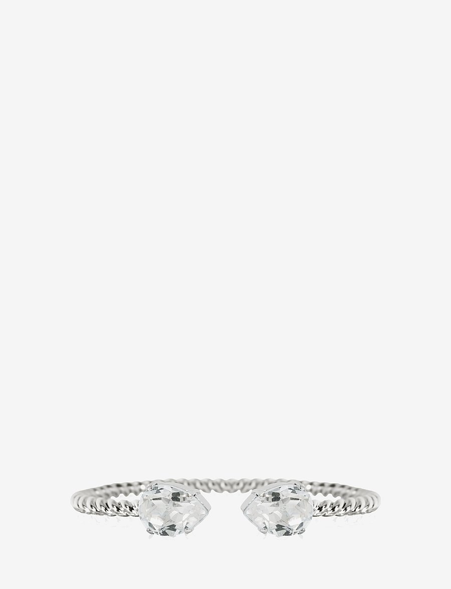Caroline Svedbom - MINI DROP BRACELET - armringe - rhodium - 0