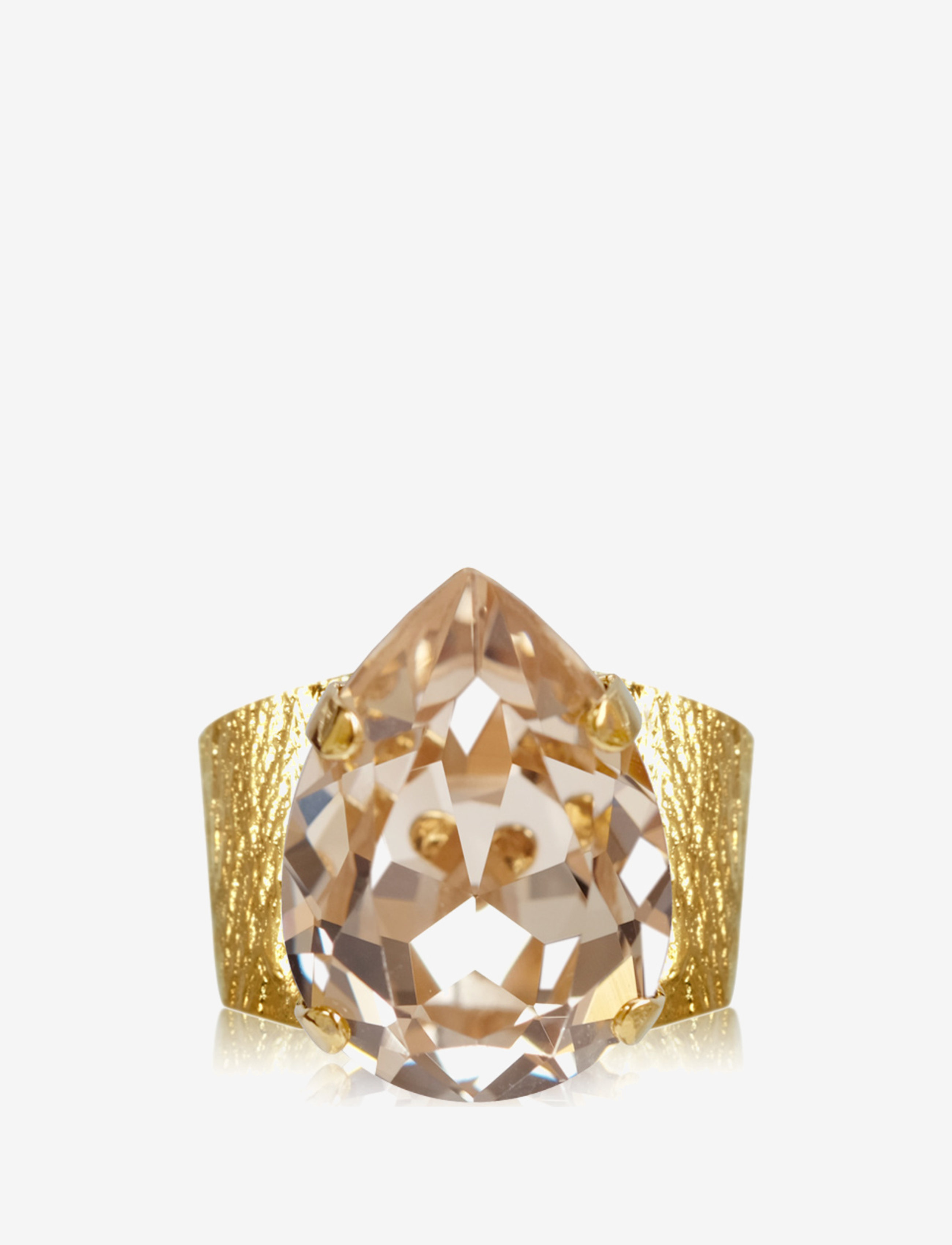 Caroline Svedbom Classic Drop Ring, One Size, Gold, Smykker > Ringe, Dame