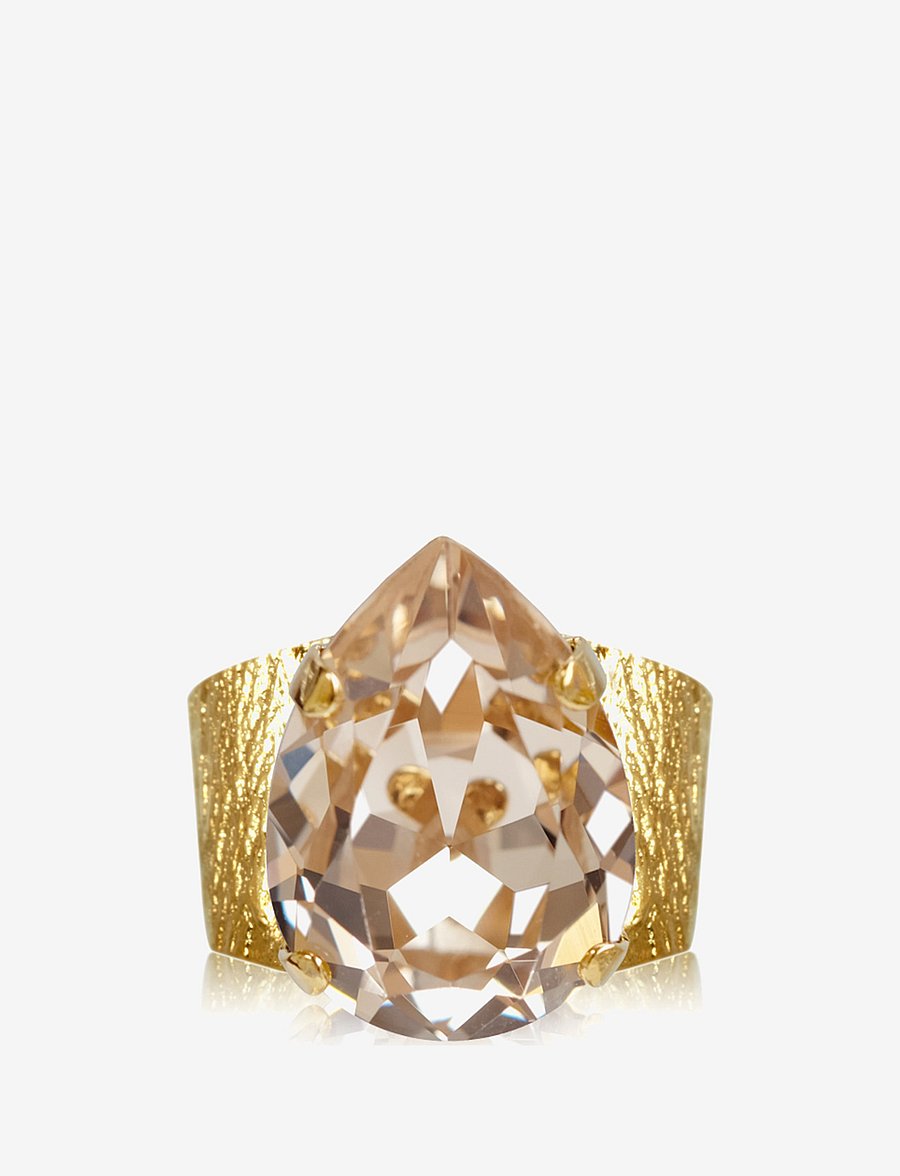Caroline Svedbom - CLASSIC DROP RING - ringar - silk - 0