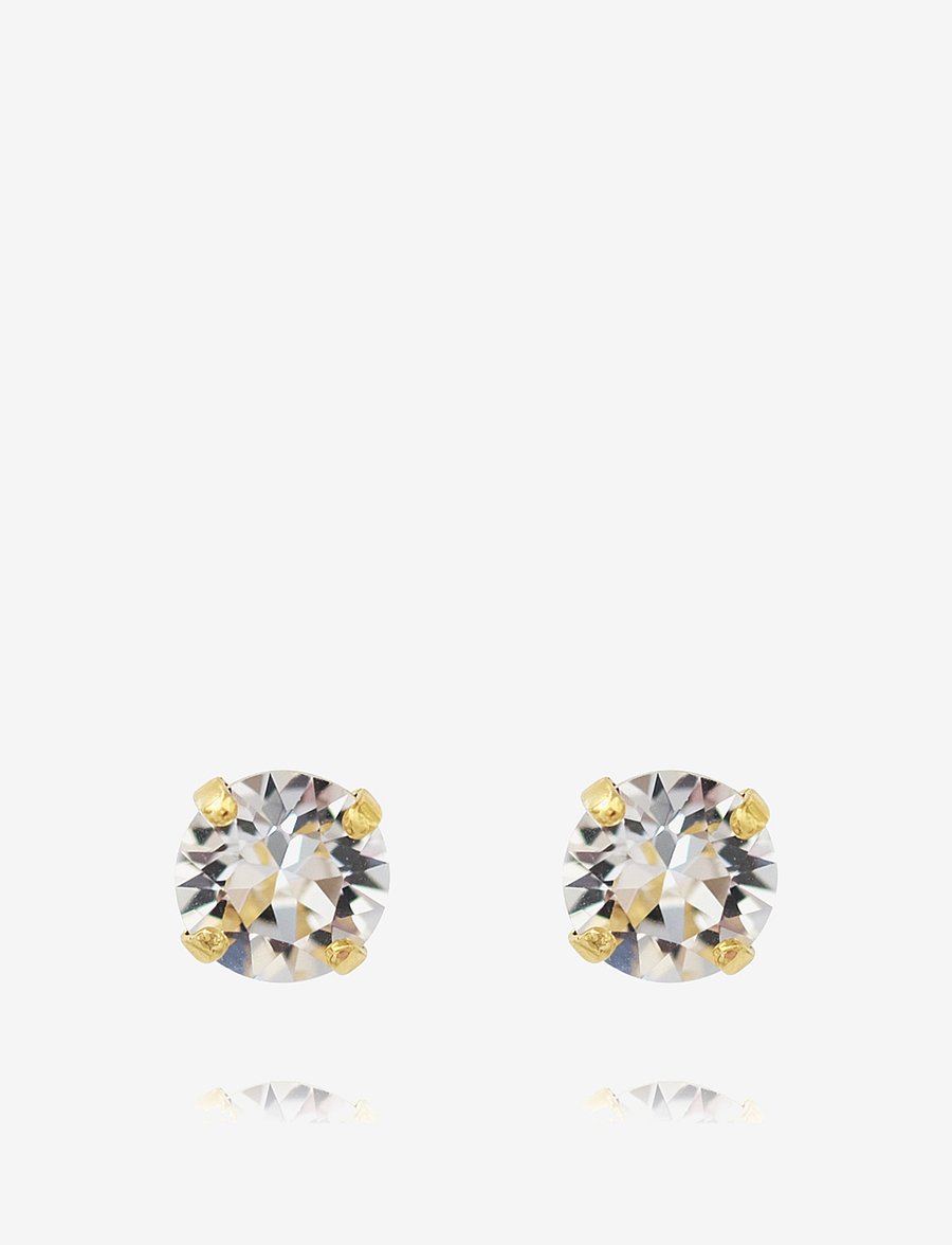 Caroline Svedbom - CLASSIC STUD EARRING GOLD - naastkõrvarõngad - crystal - 0