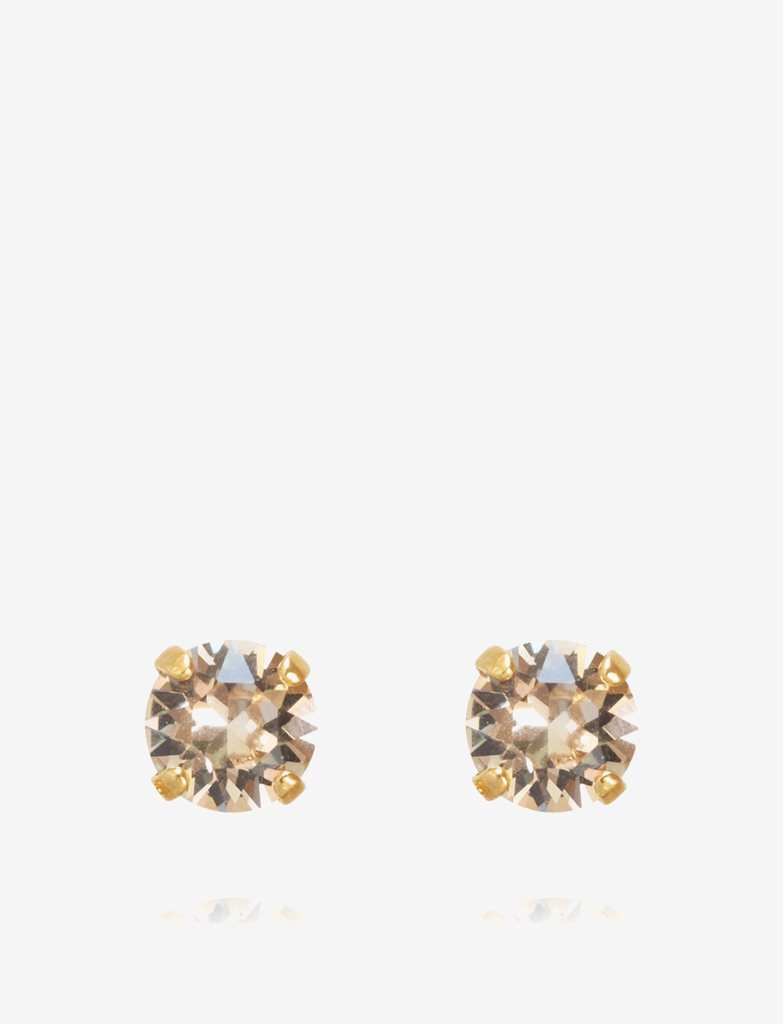 CLASSIC STUD EARRING GOLD - SILK