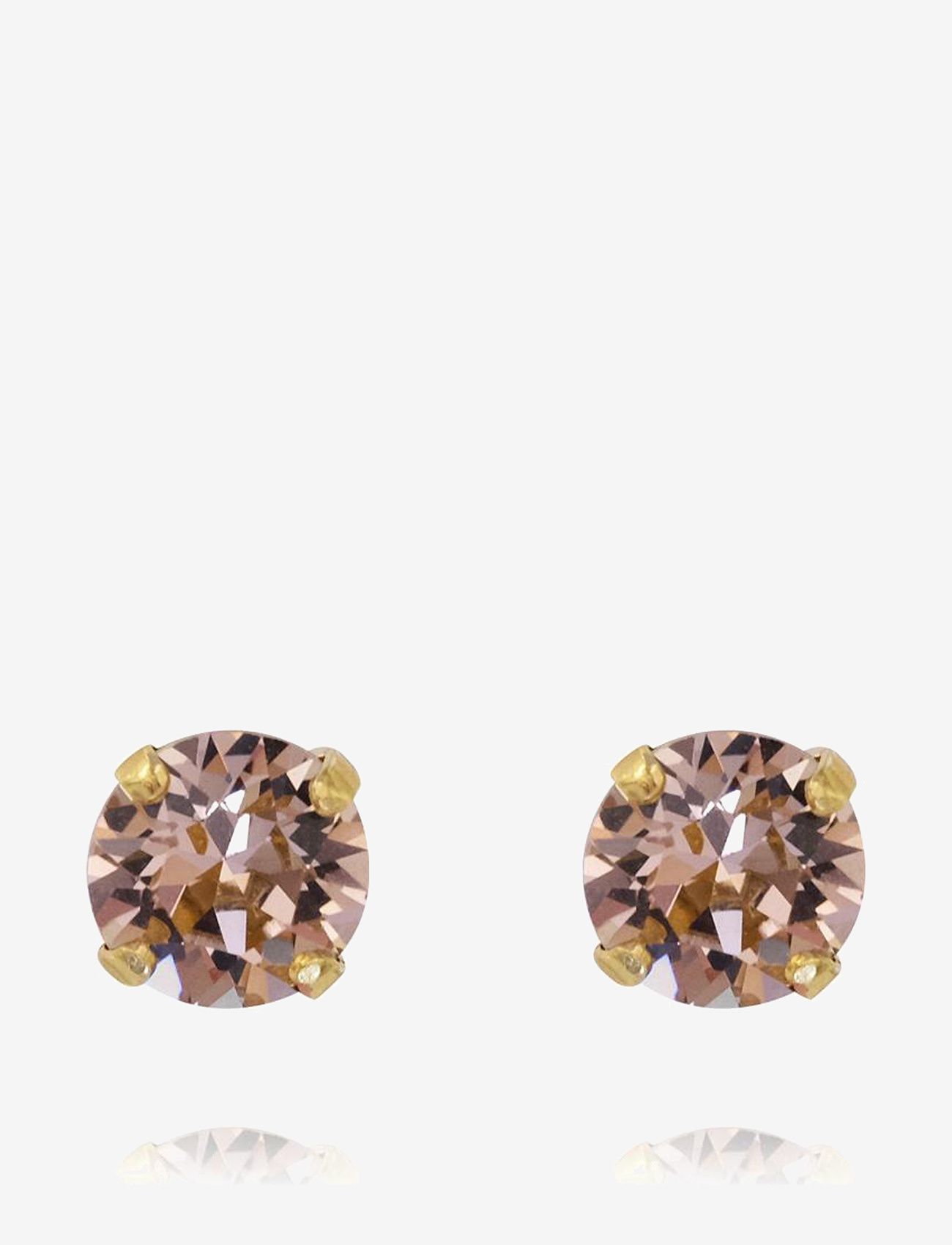 Caroline Svedbom - CLASSIC STUD EARRINGS GOLD - studs örhängen - vintage rose - 0