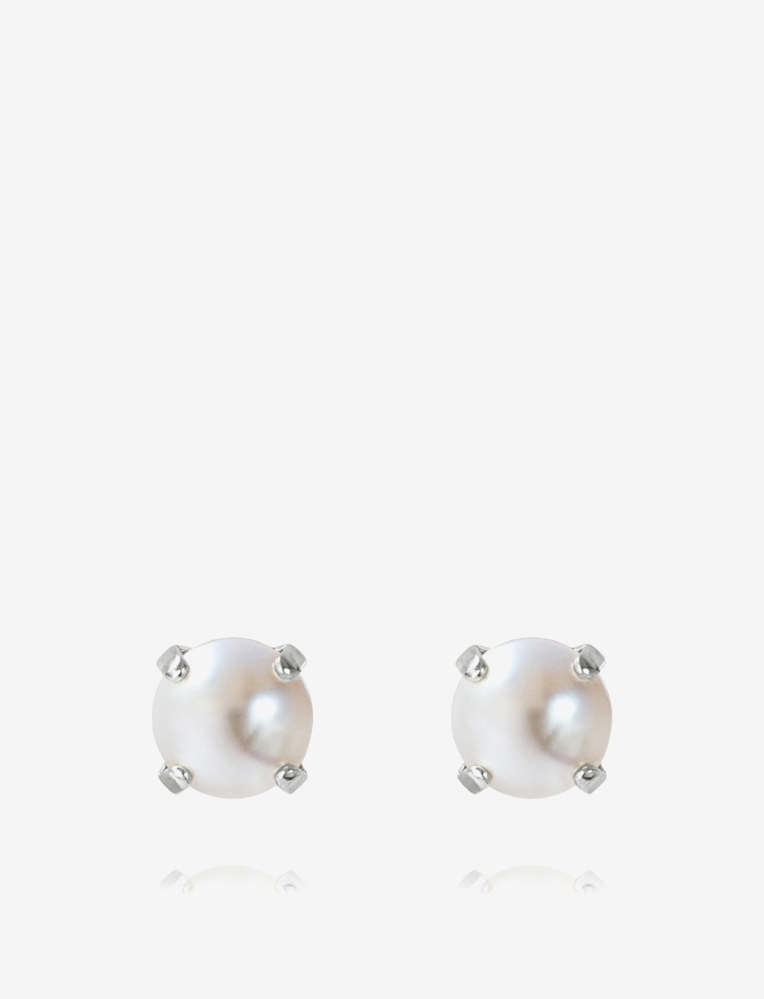 Caroline Svedbom CLASSIC STUD EARRING - Julegave - RHODIUM / silver