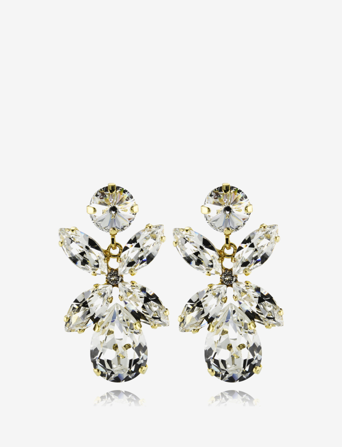 Caroline Svedbom - MINI DIONE EARRING - hengende øredobber - gold - 0