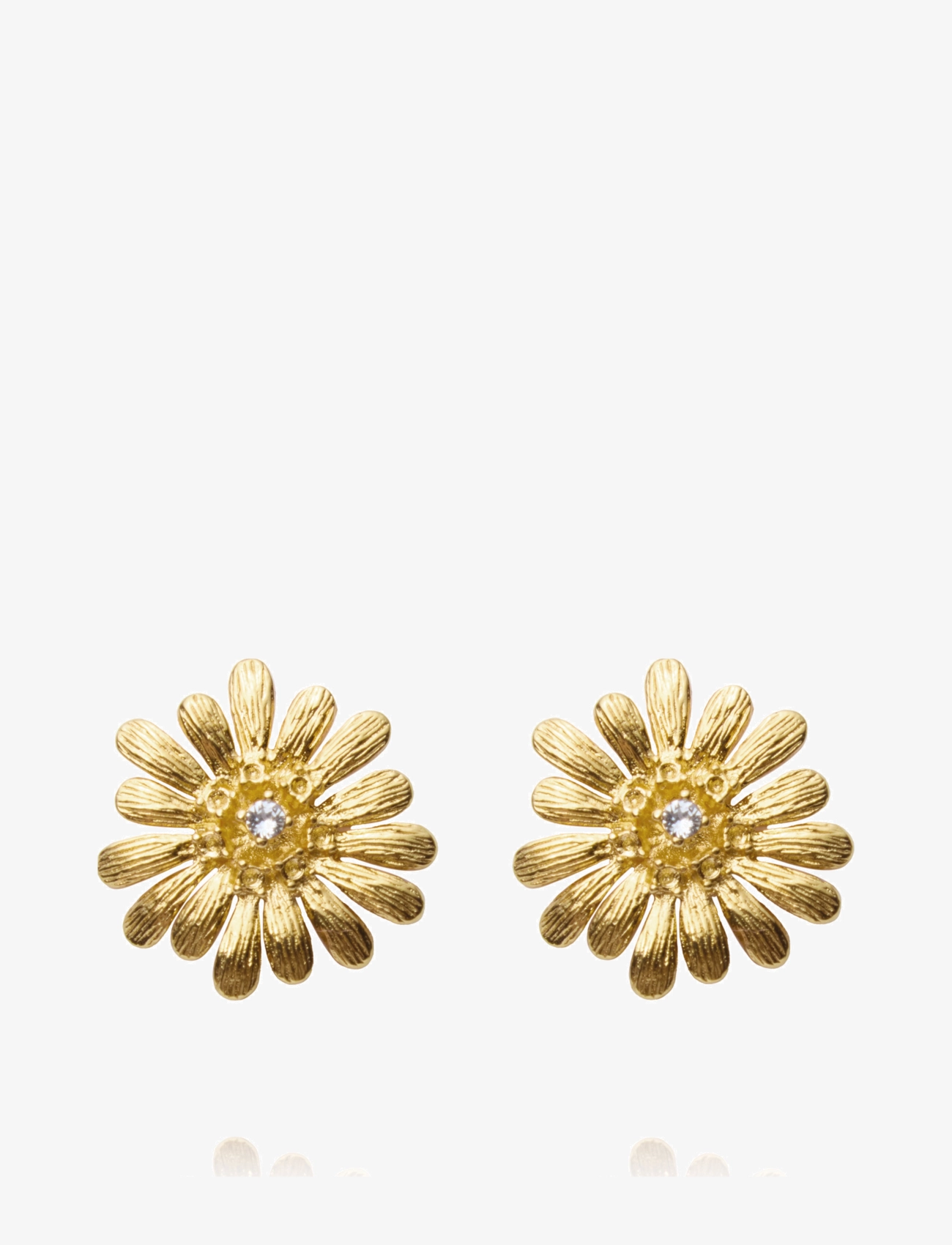Caroline Svedbom DAISY EARRINGS GOLD - Konfirmationstøj - CRYSTAL / gold