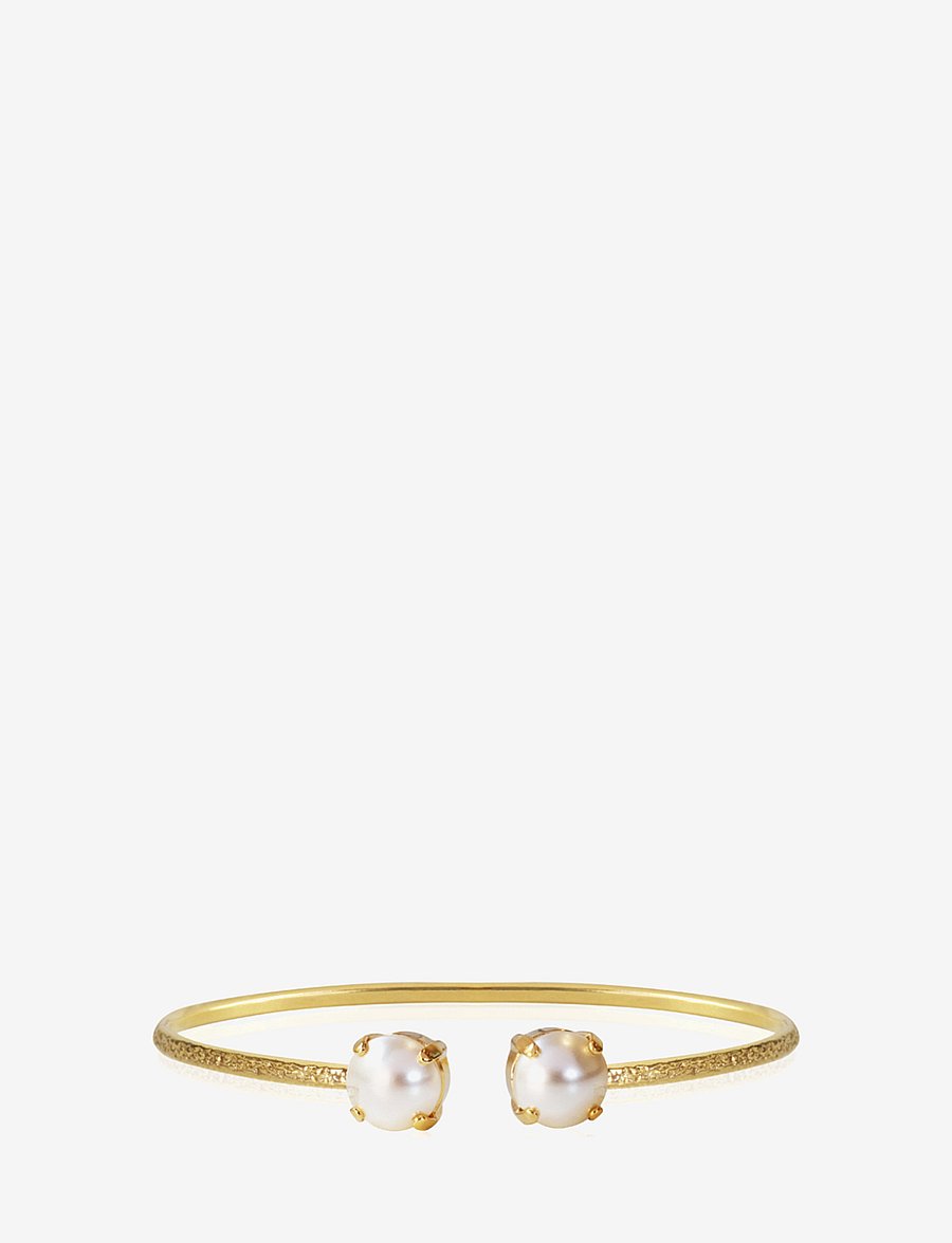 Caroline Svedbom - CLASSIC PETITE BRACELET GOLD - armringe - pearl - 1