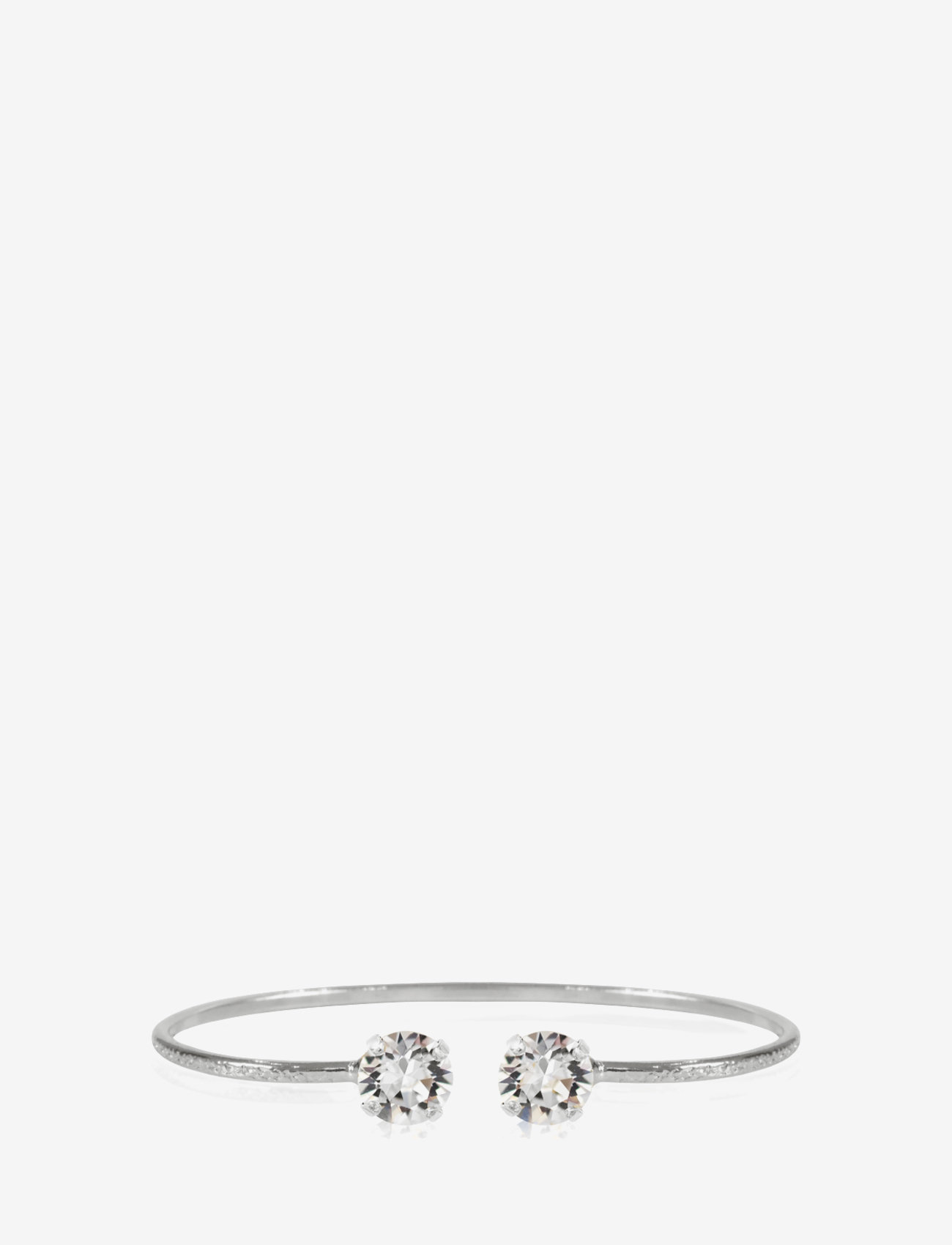 Caroline Svedbom - CLASSIC PETITE BRACELET RHODIUM - bangles - crystal - 0