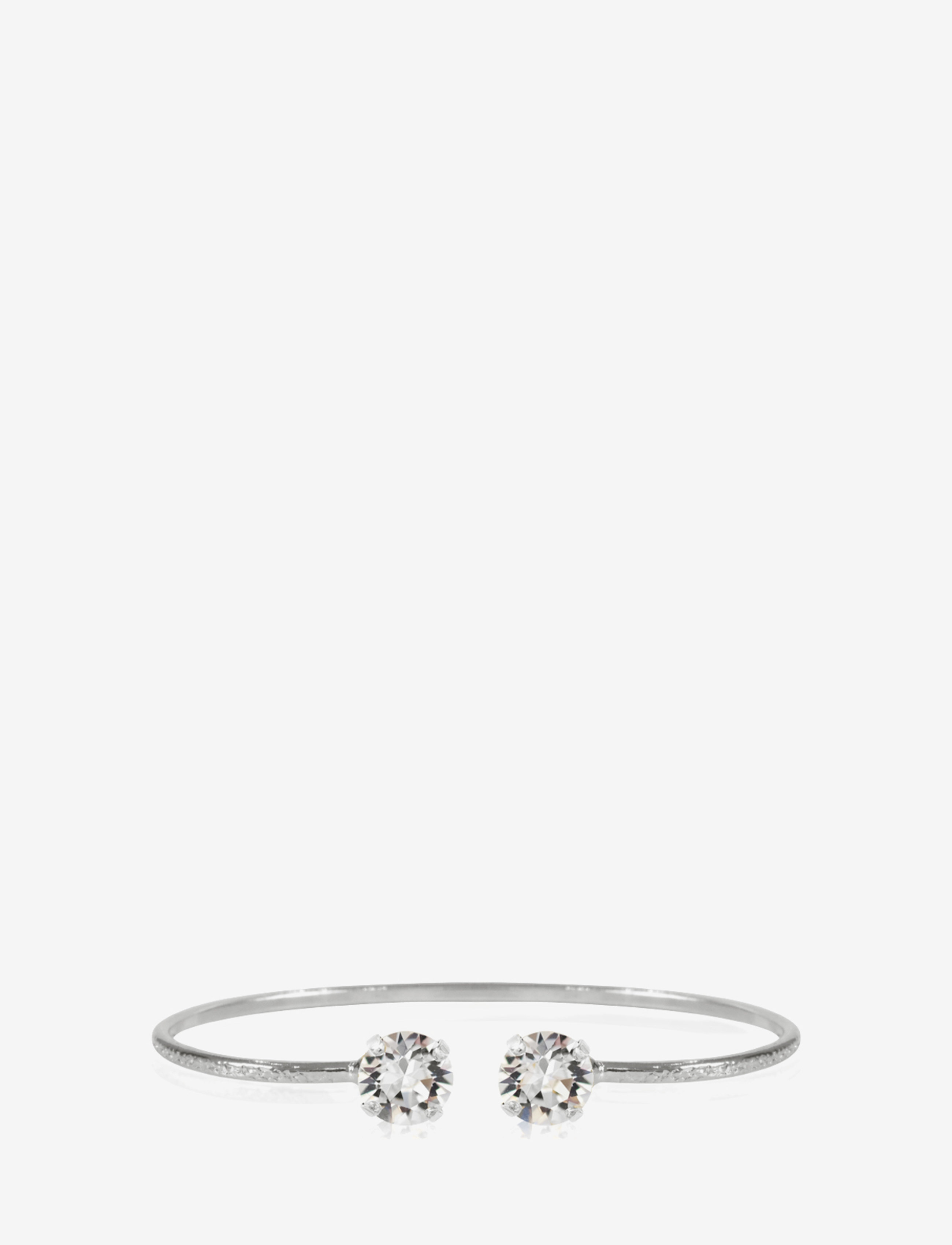 CLASSIC PETITE BRACELET RHODIUM - CRYSTAL