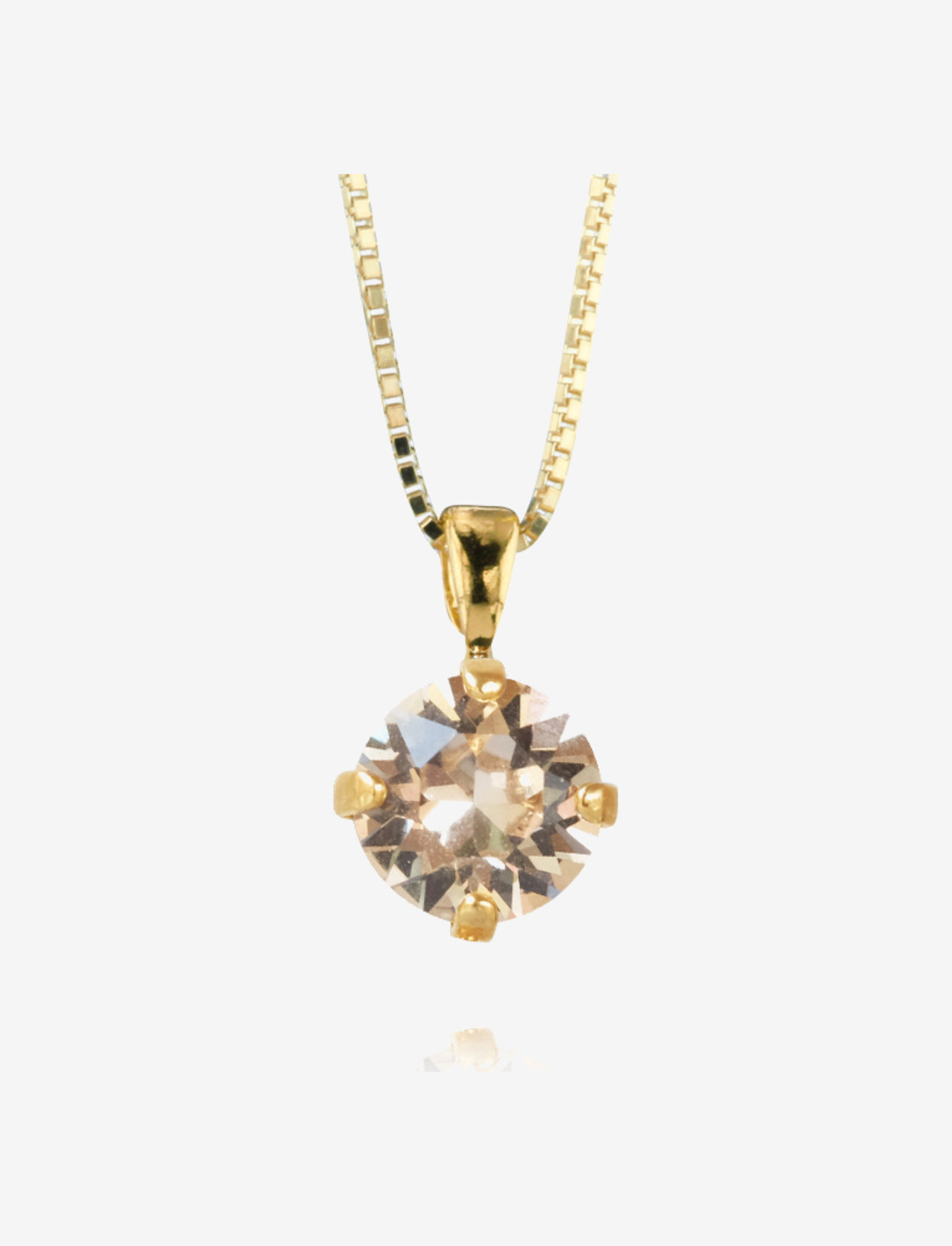 Caroline Svedbom - CLASSIC PETITE NECKLACE GOLD - pendant necklaces - silk - 1