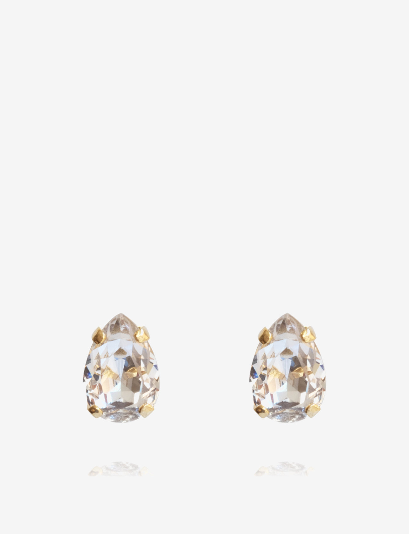 Caroline Svedbom - PETITE DROP STUD EARRING - nagliņauskari - gold - 0
