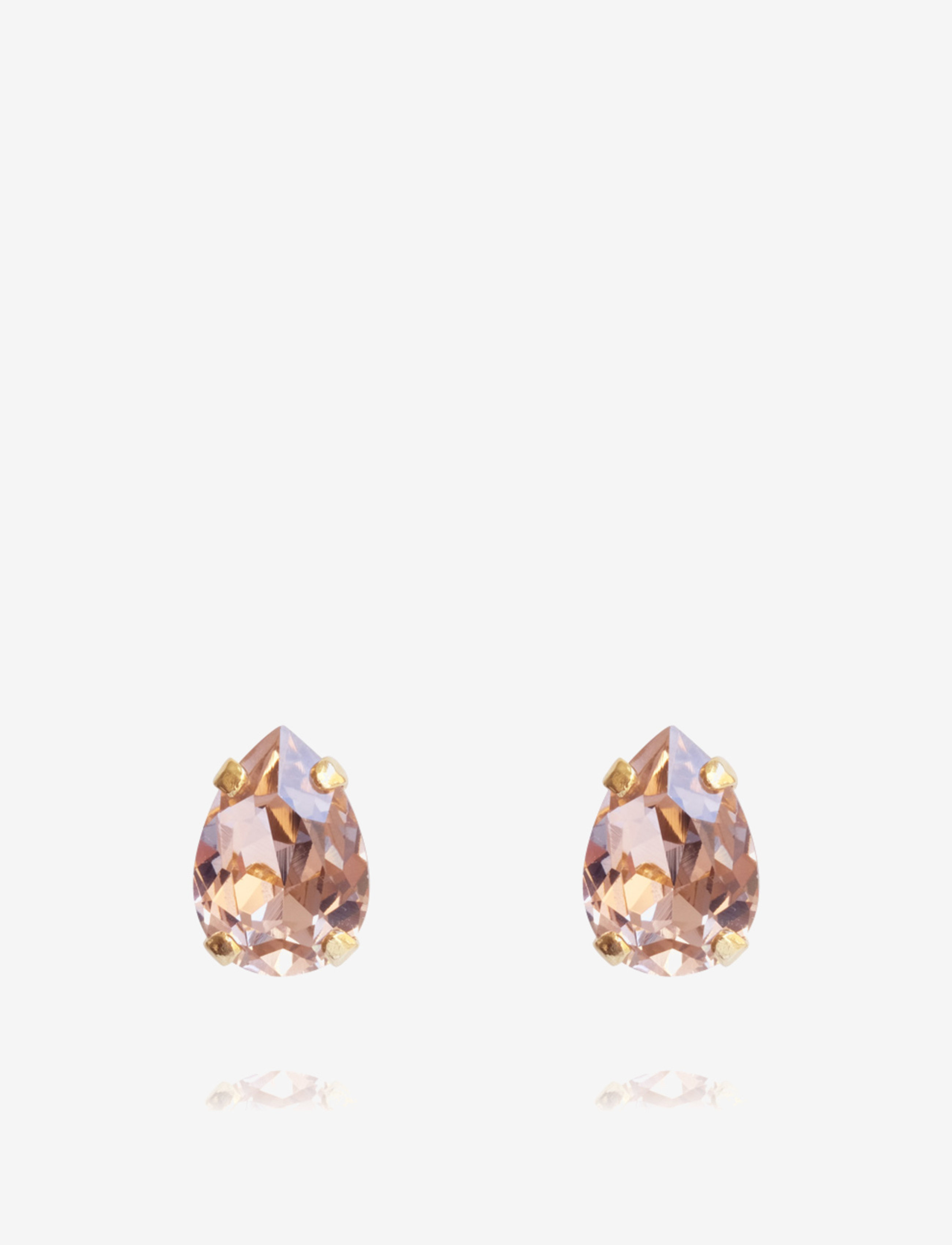 Caroline Svedbom Petite Drop Stud Earring, One Size, Gold, Øreringe > Ørestikker, Dame