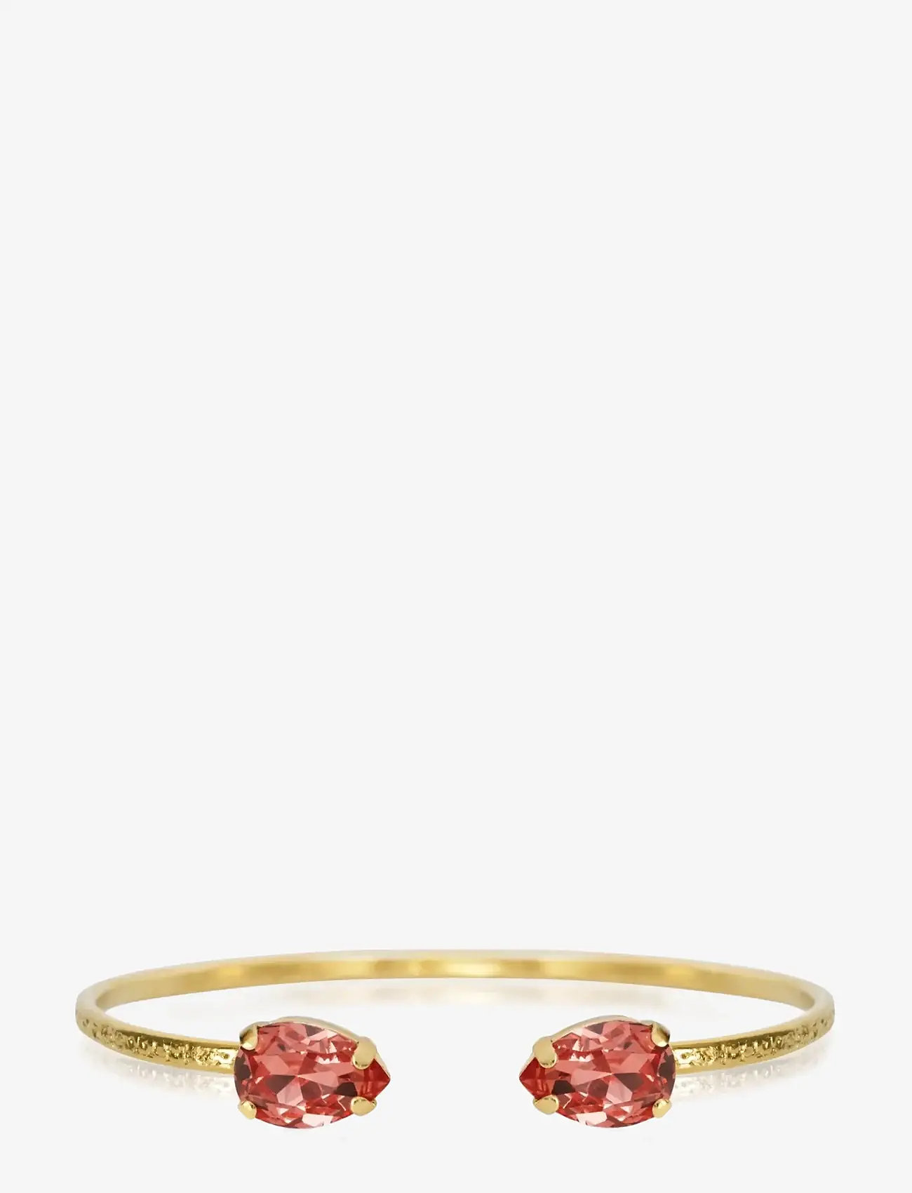 Caroline Svedbom - PETITE DROP BRACELET GOLD - bangles - rose peach - 1