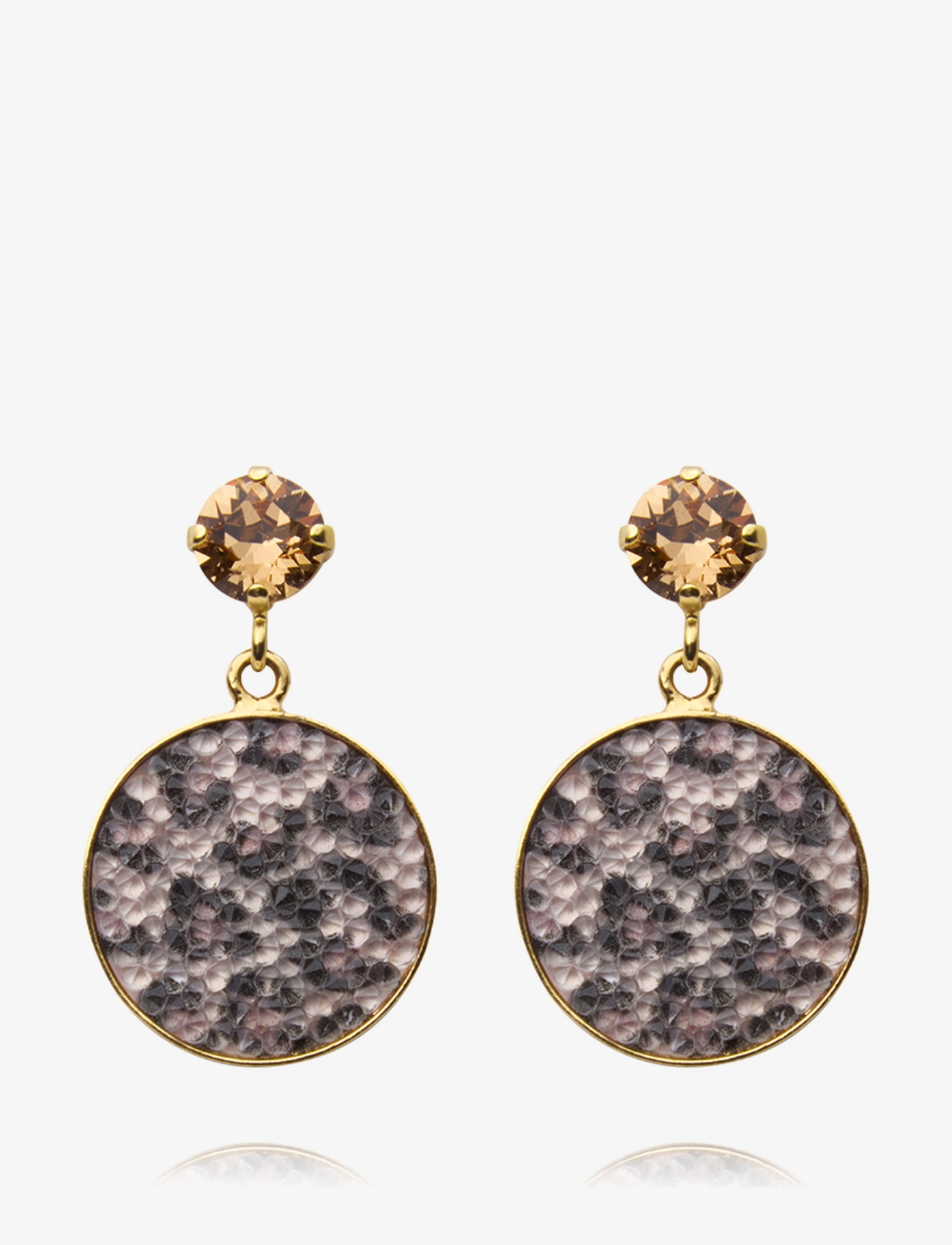 Caroline Svedbom CHLOE EARRINGS GOLD - Smykker - LEO / gold