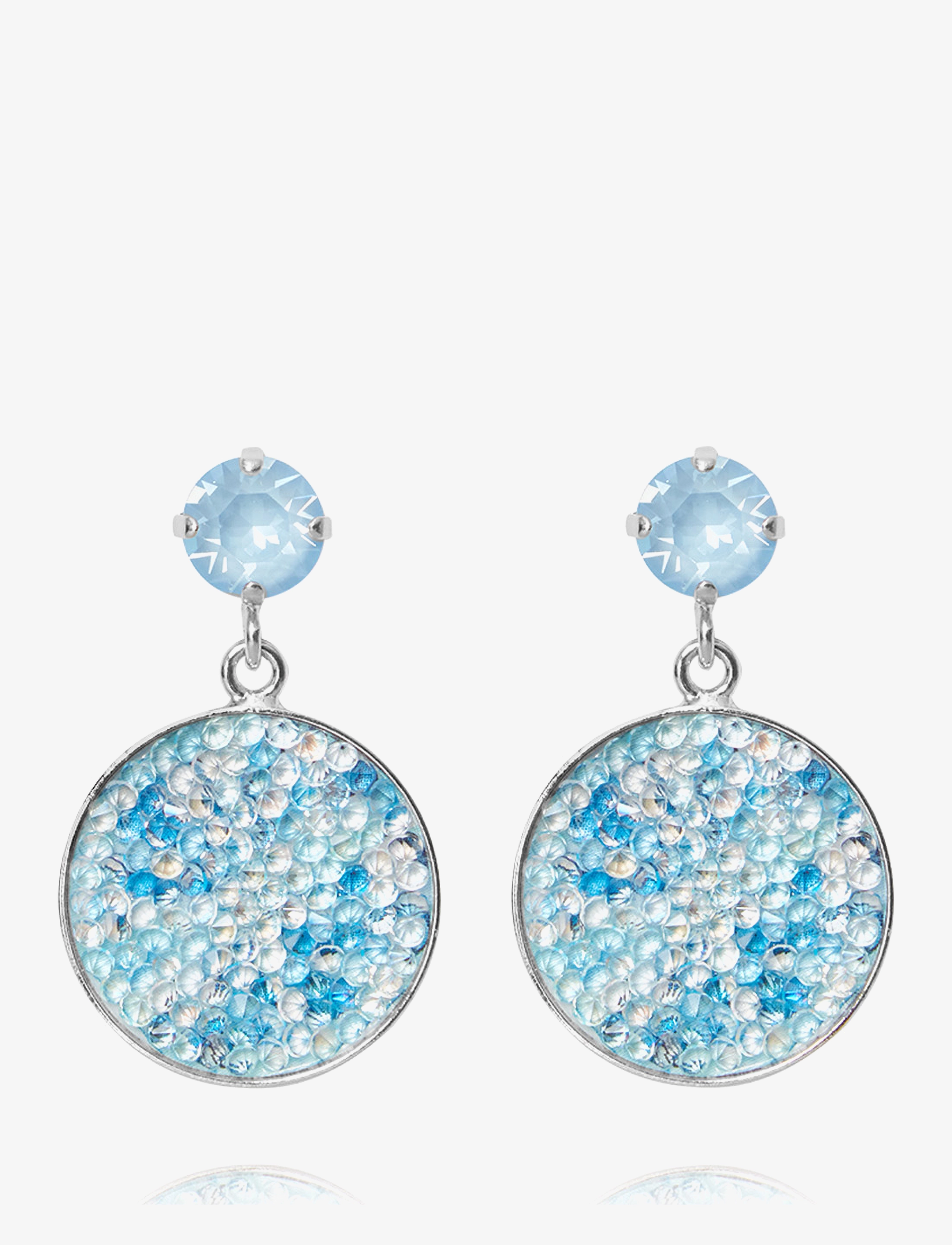 Caroline Svedbom CHLOE EARRINGS - Statement øreringe - SKY COMBO / blue