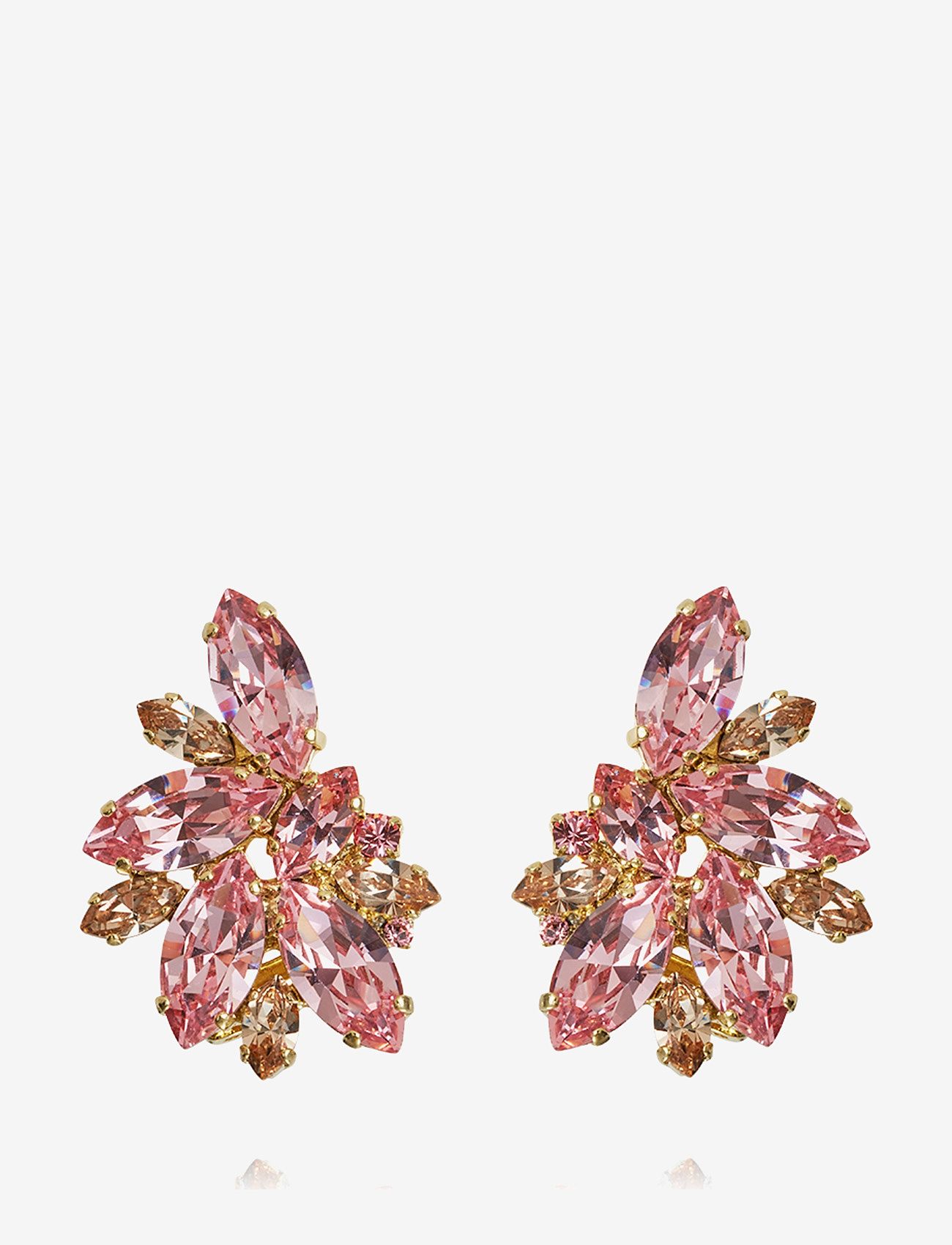 Caroline Svedbom - IRIS EARCUFFS - light rose / silk - 1