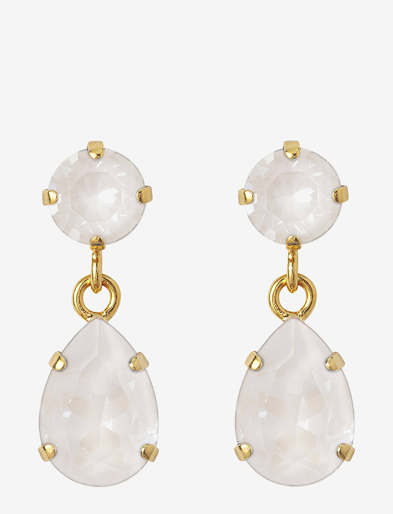 Caroline Svedbom - MINI DROP EARRINGS - Øreringe med vedhæng - electric white - 0