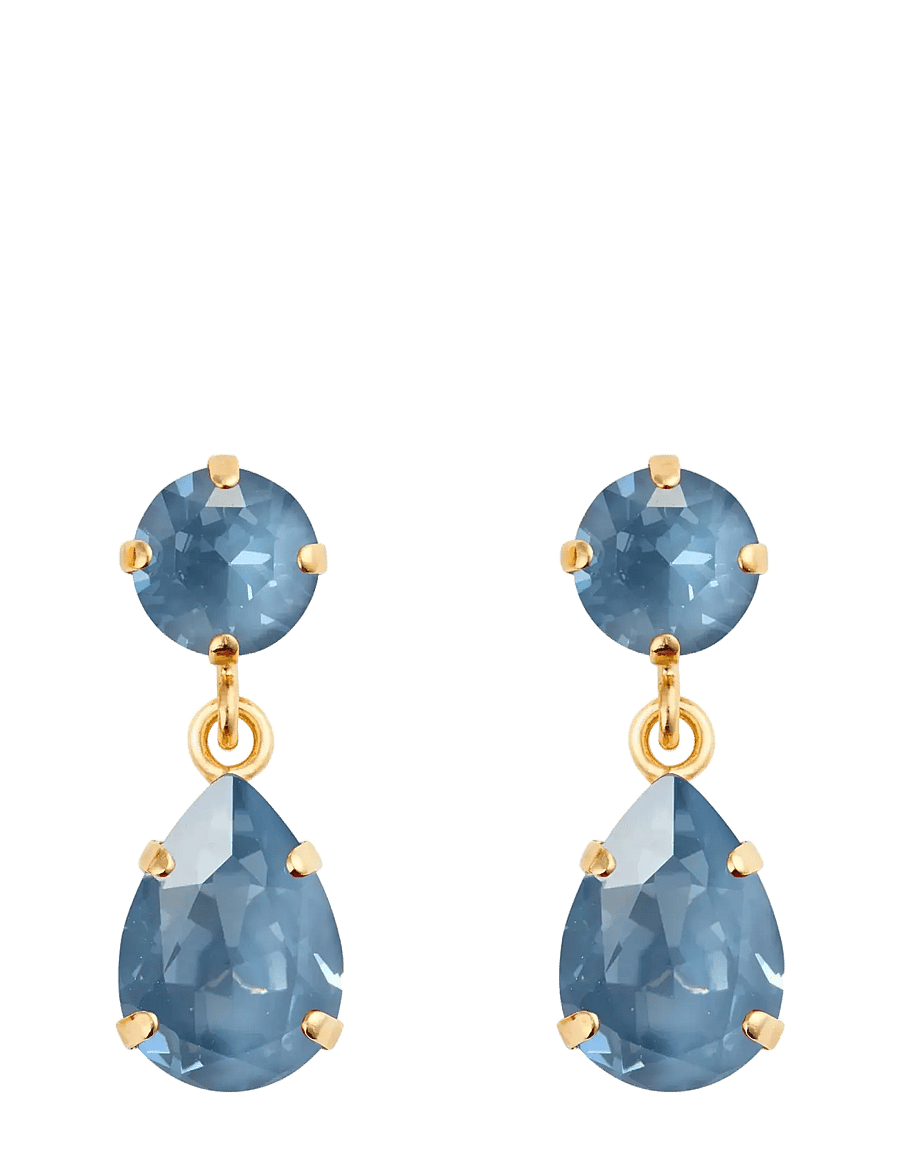 Caroline Svedbom - MINI DROP EARRINGS GOLD - armringe - denim ignite - 1