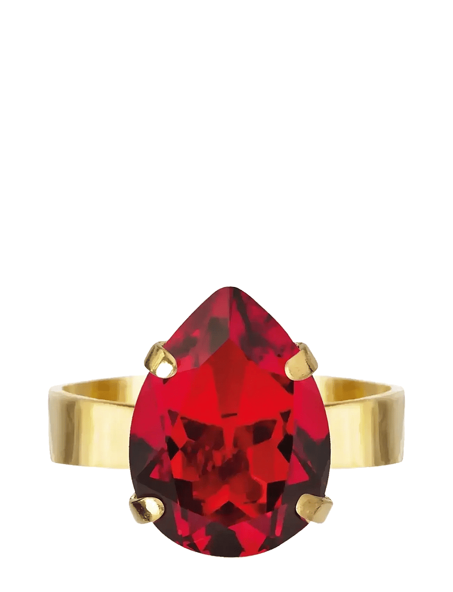 Caroline Svedbom - MINI DROP RING GOLD - sõrmused - light siam - 1