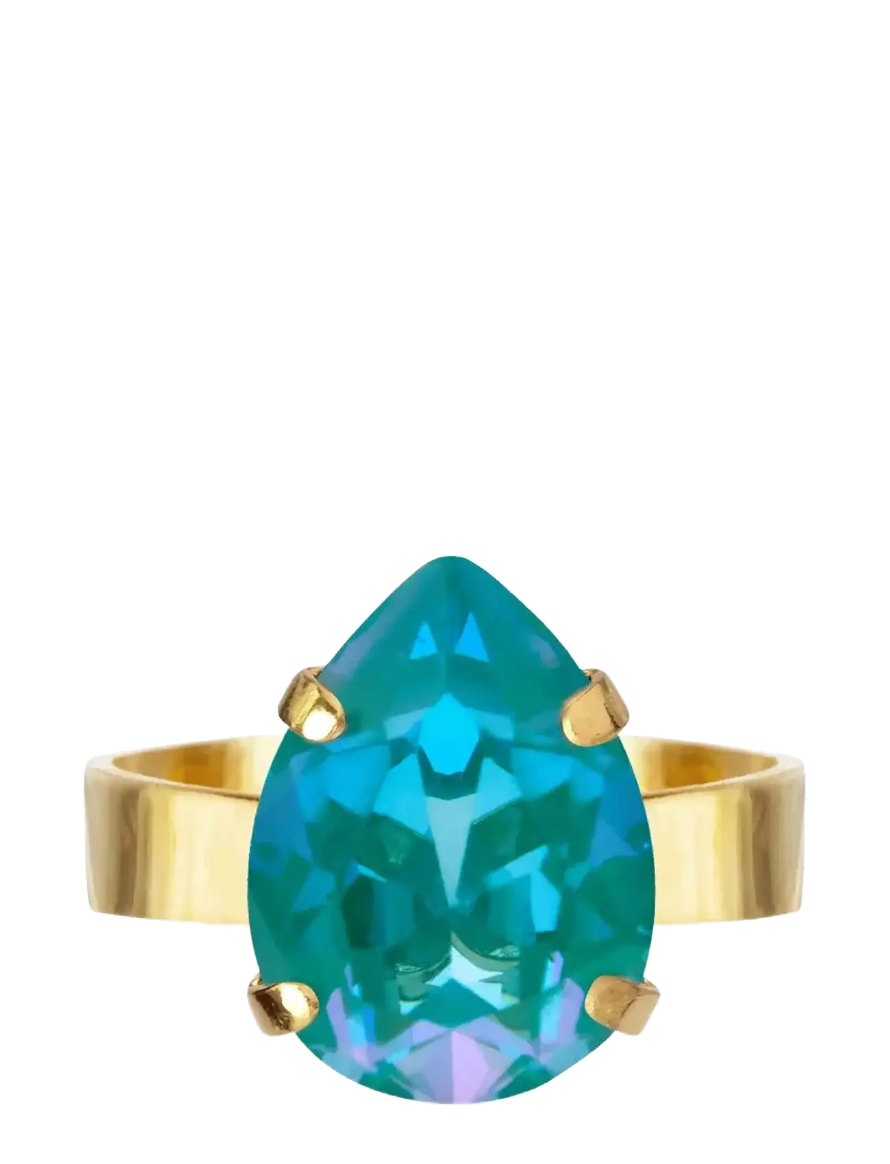 Caroline Svedbom Mini Drop Ring, One Size, Gold, Smykker > Ringe, Dame