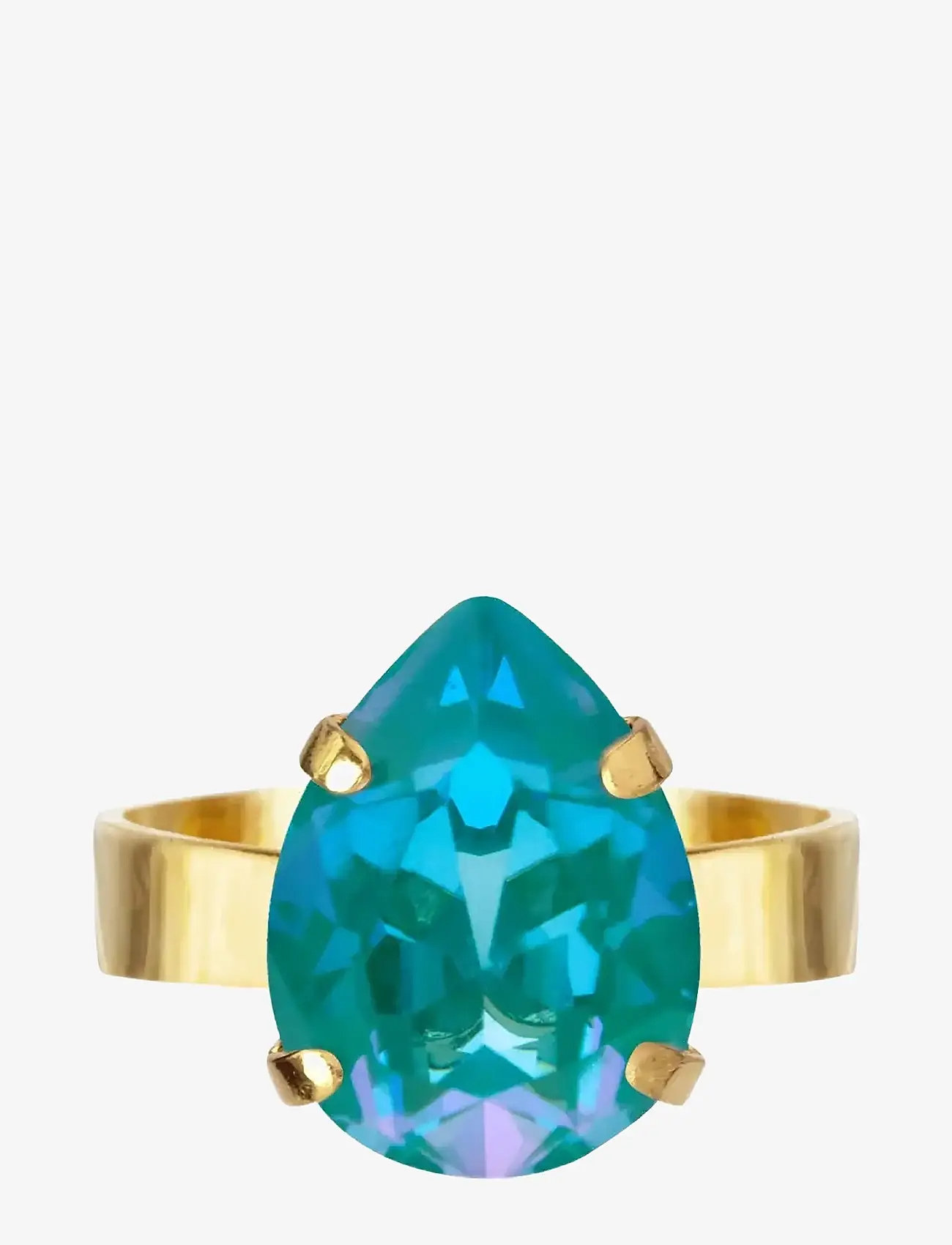 Caroline Svedbom - MINI DROP RING - ringe - laguna delite - 0