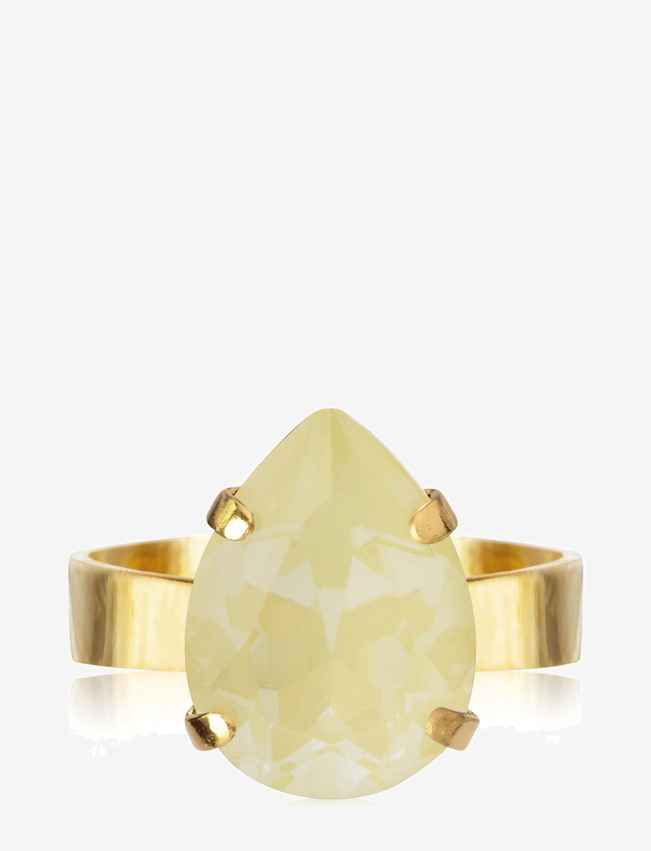 Caroline Svedbom - MINI DROP RING - ringe - soft yellow - 1