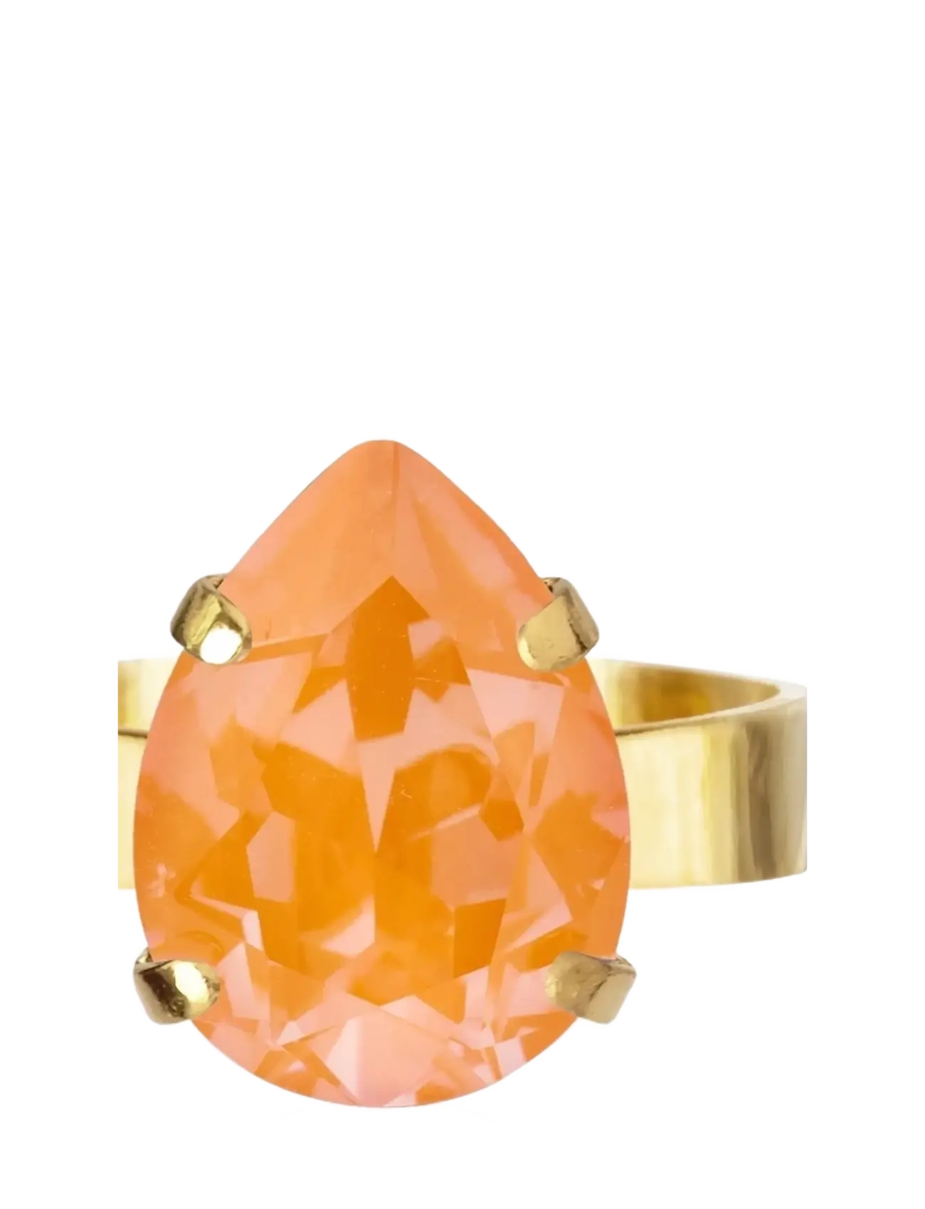 Caroline Svedbom MINI DROP RING GOLD - Uus - MANGO DELITE / gold
