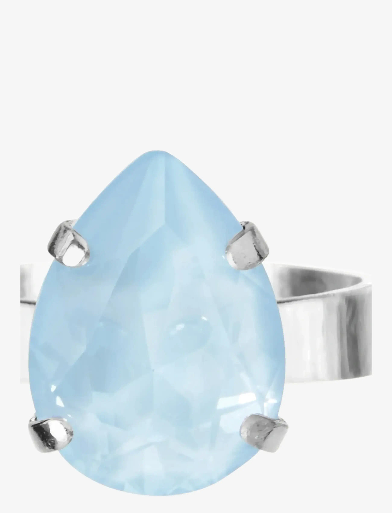 Caroline Svedbom - MINI DROP RING RHODIUM - ringe - sky ignite - 0