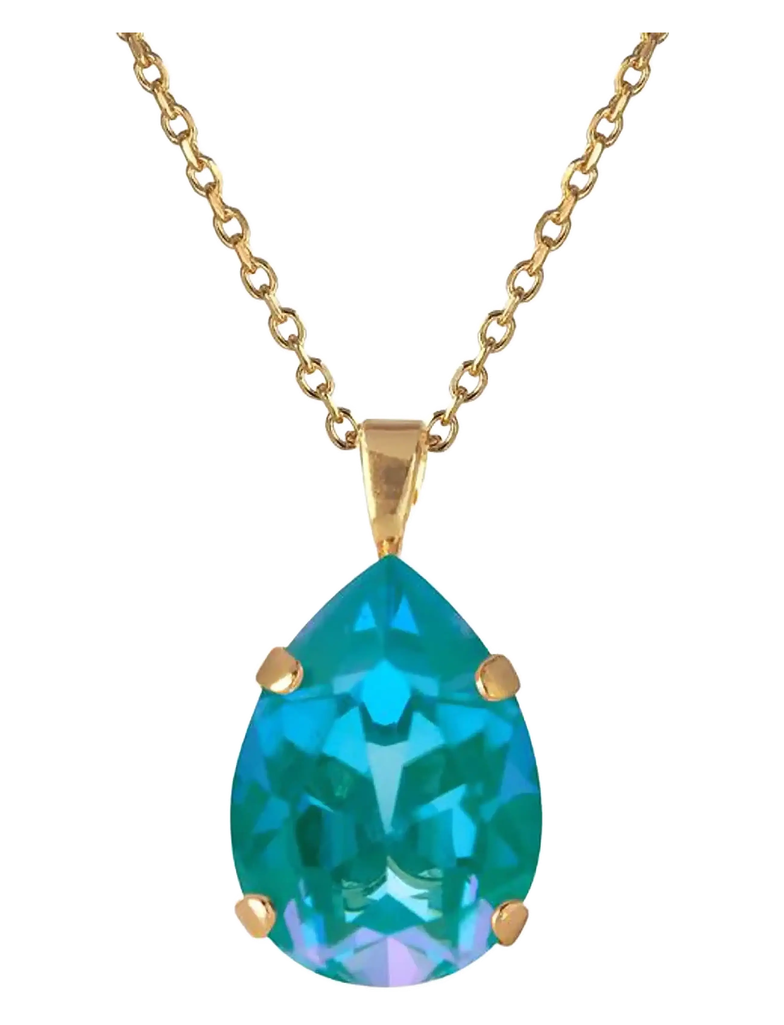 Caroline Svedbom MINI DROP NECKLACE GOLD - Jõulukingid - LAGUNA DELITE / gold
