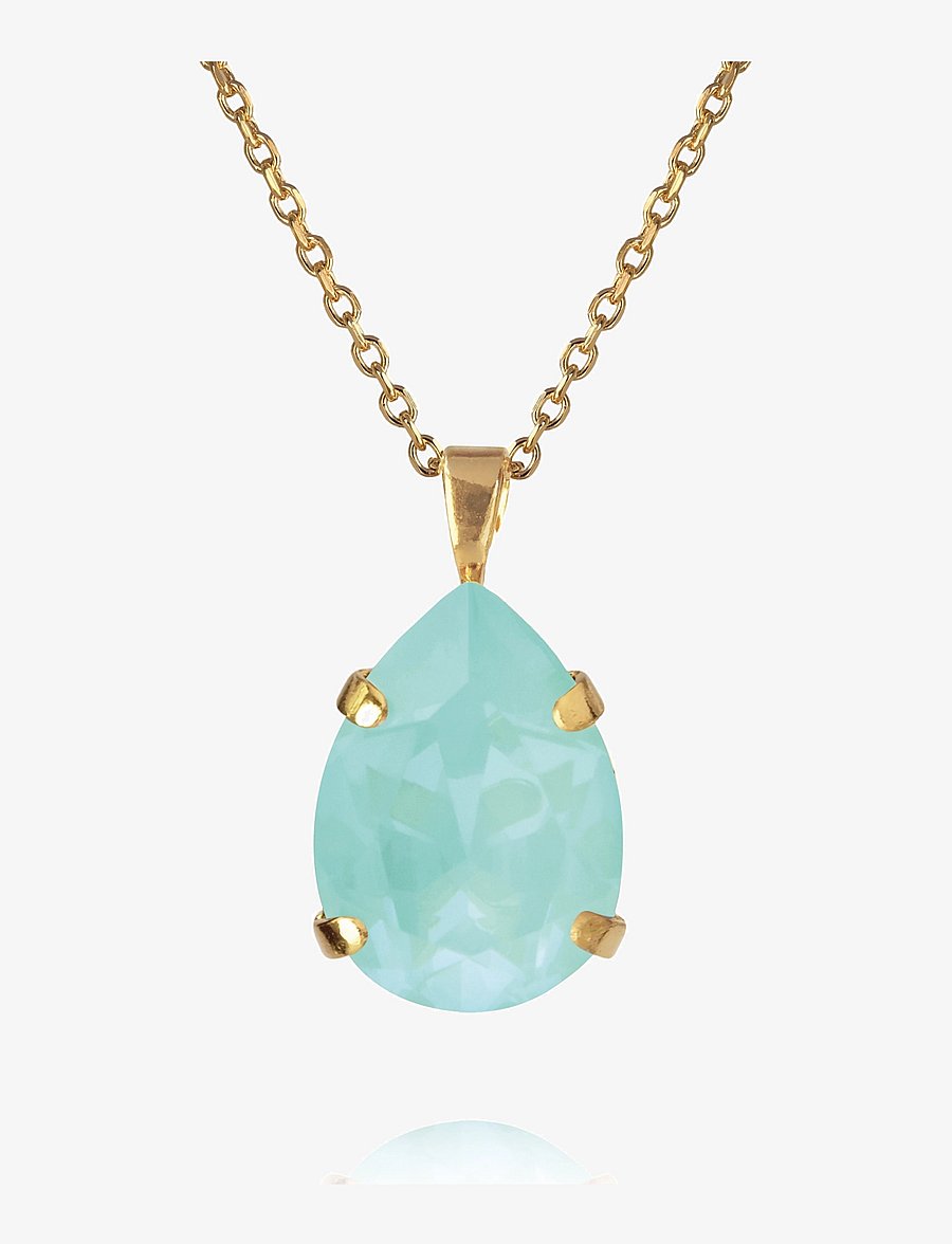 Caroline Svedbom - MINI DROP NECKLACE - halsband med hänge - soft mint - 1