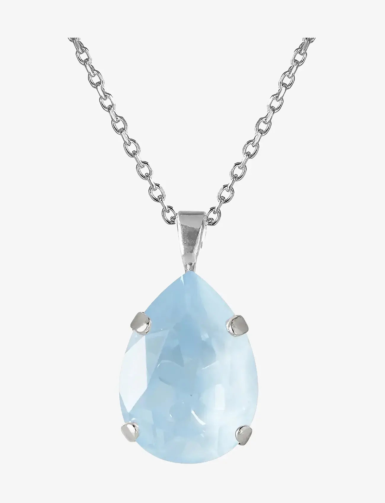 Caroline Svedbom - MINI DROP NECKLACE RHODIUM - halskæder med vedhæng - sky ignite - 0