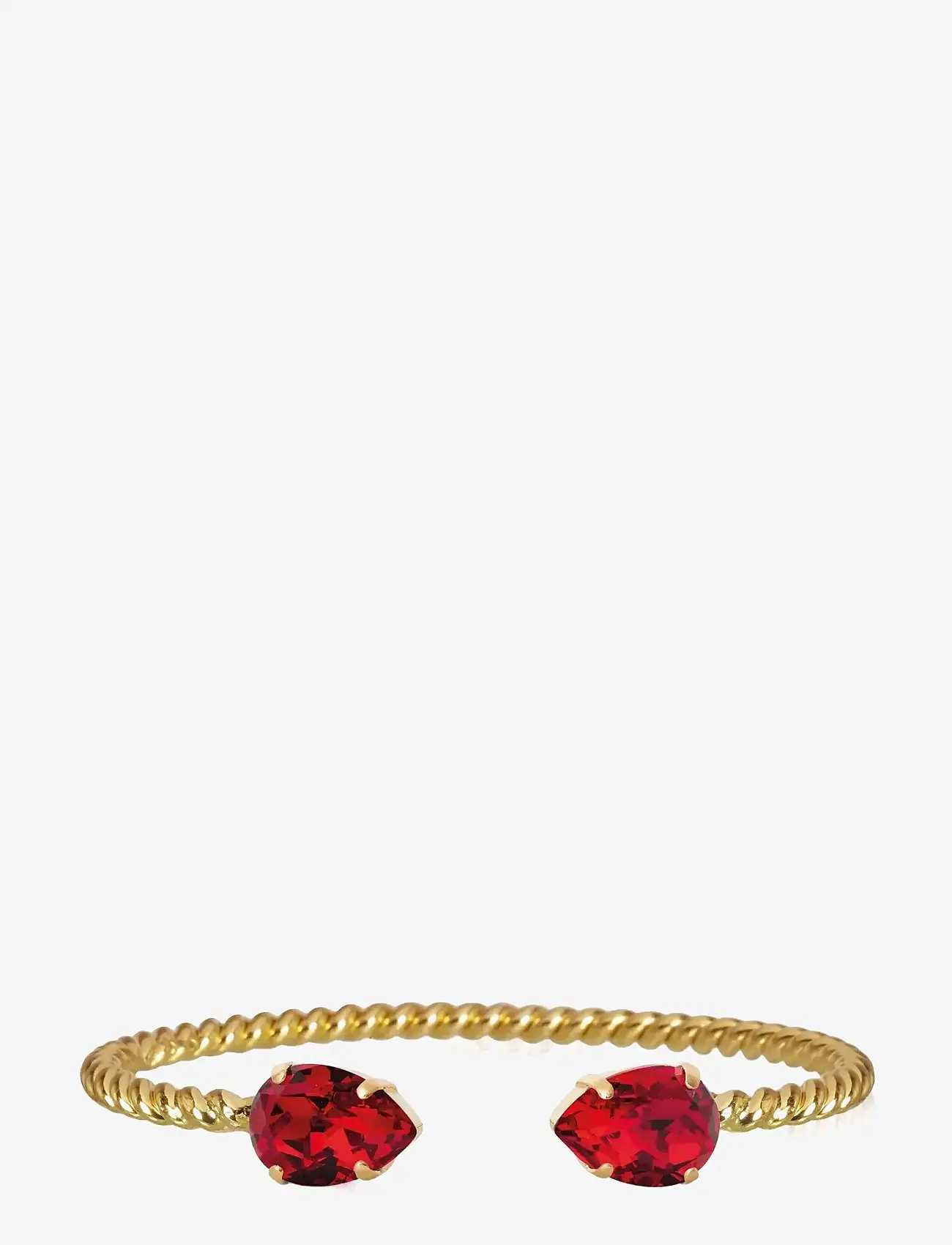 Caroline Svedbom - MINI DROP BRACELET GOLD - bangles - light siam - 1