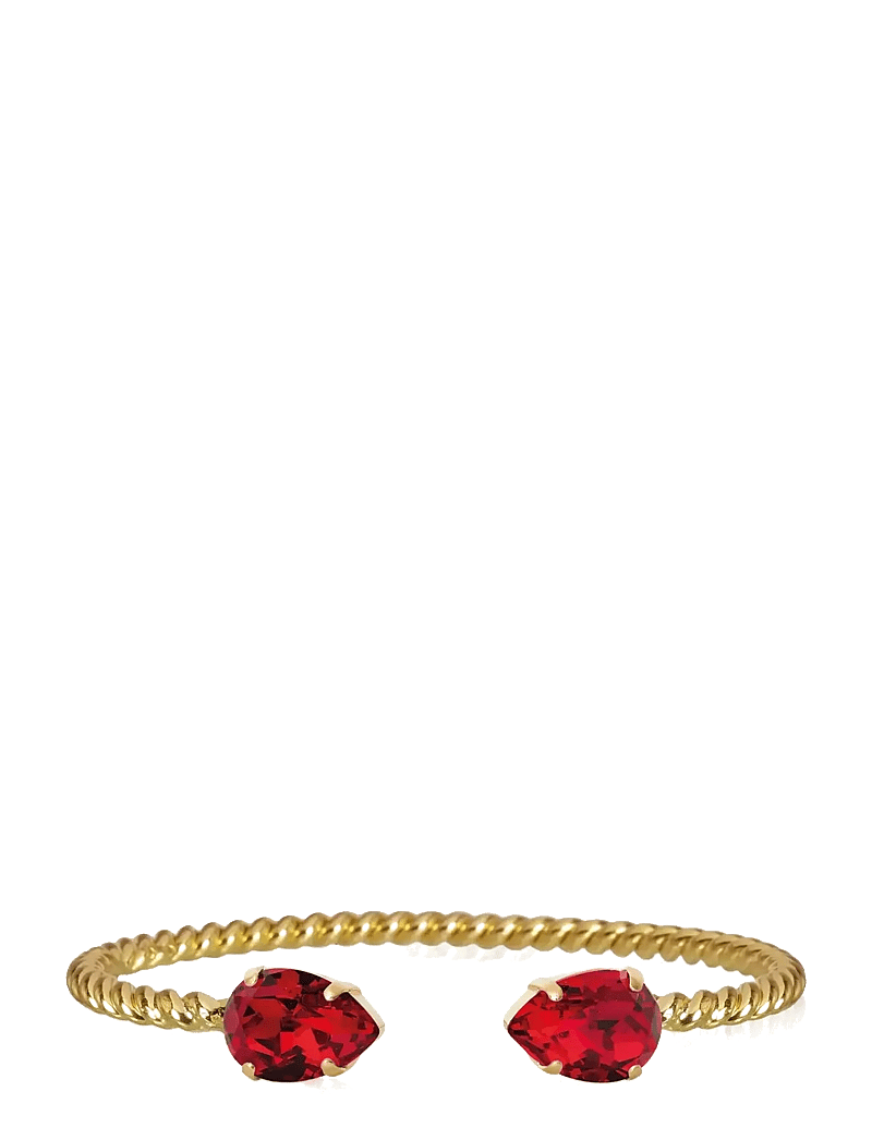 Caroline Svedbom - MINI DROP BRACELET GOLD - bangles - light siam - 1