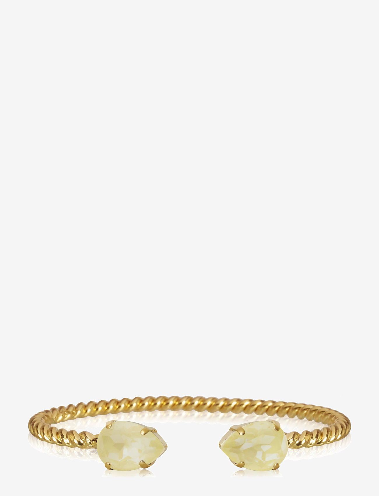 Caroline Svedbom - MINI DROP BRACELET - käevõrud - soft yellow - 1