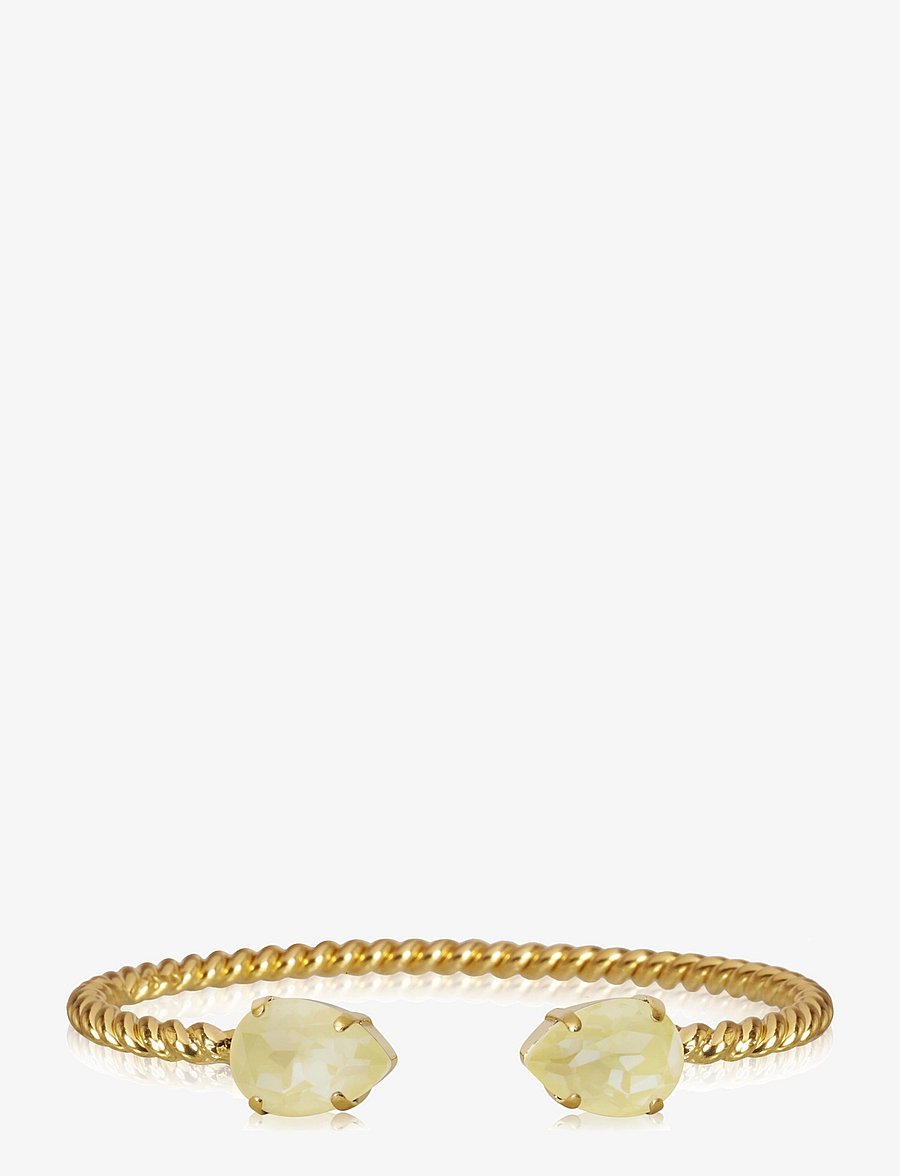 Caroline Svedbom - MINI DROP BRACELET - armringe - soft yellow - 1