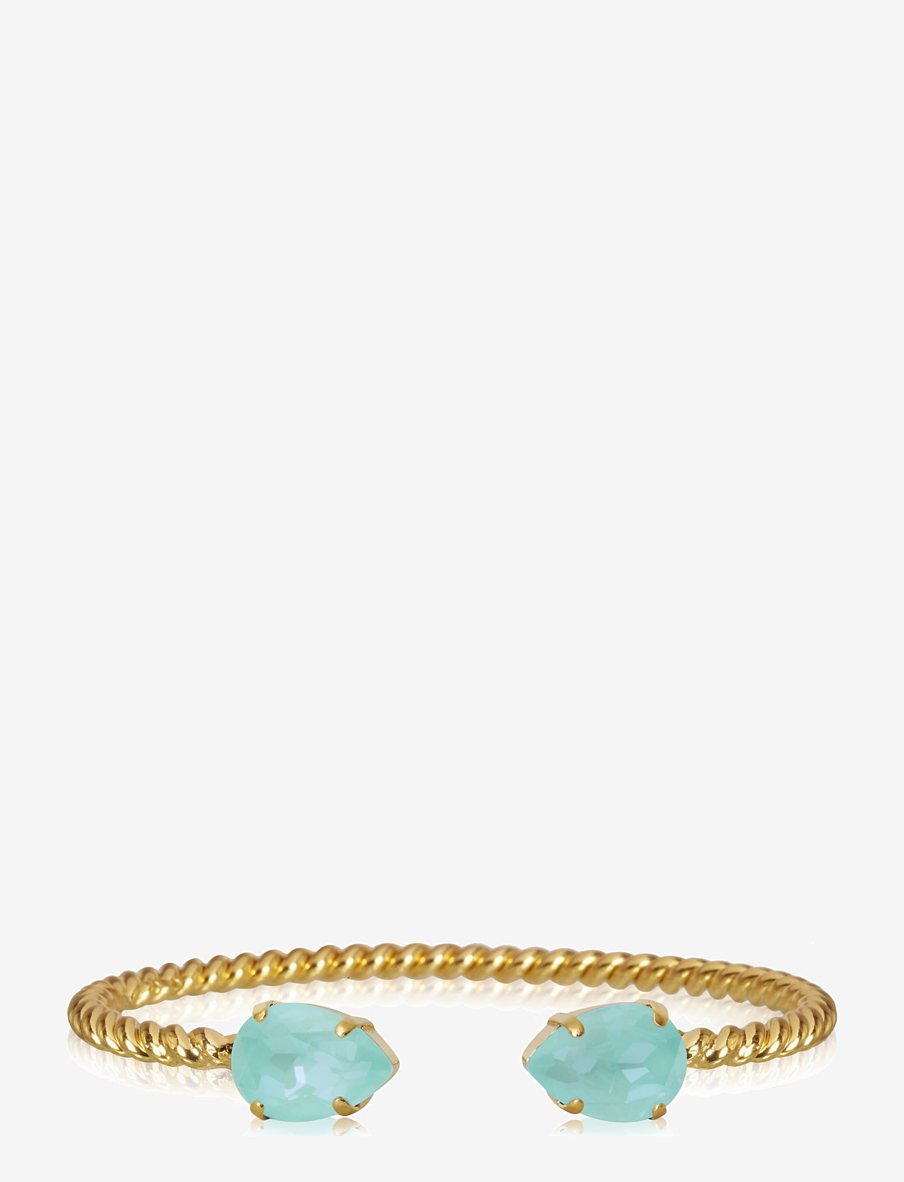 Caroline Svedbom - MINI DROP BRACELET - armringe - soft mint - 1