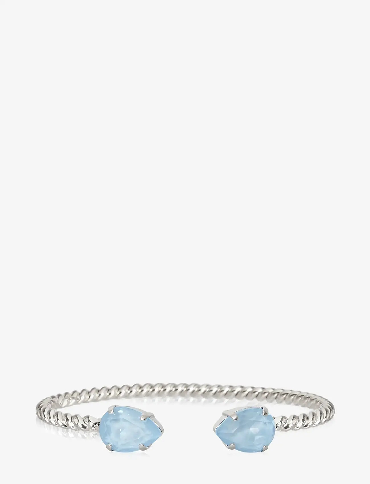 Caroline Svedbom - MINI DROP BRACELET RHODIUM - armringe - sky ignite - 0
