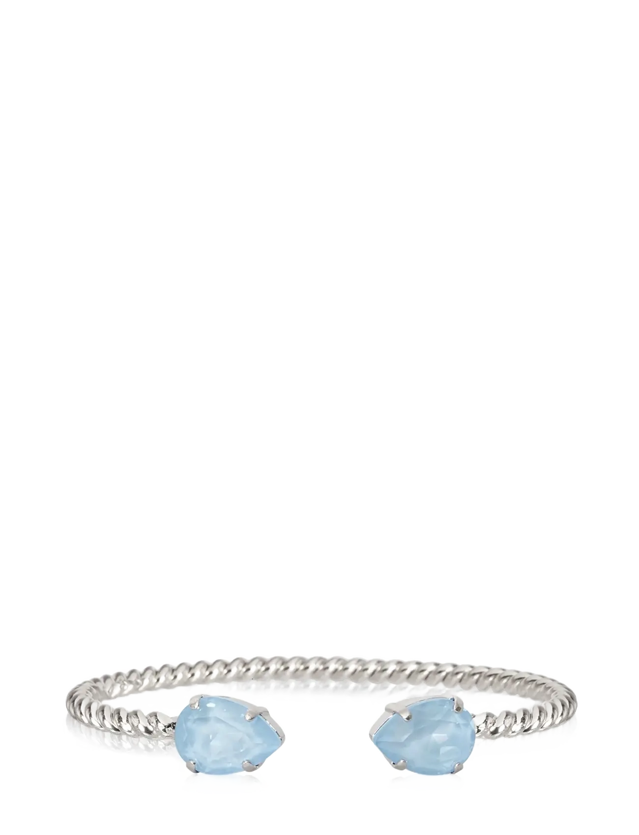 Caroline Svedbom MINI DROP BRACELET RHODIUM - Julegaver til kvinner - SKY IGNITE / blue