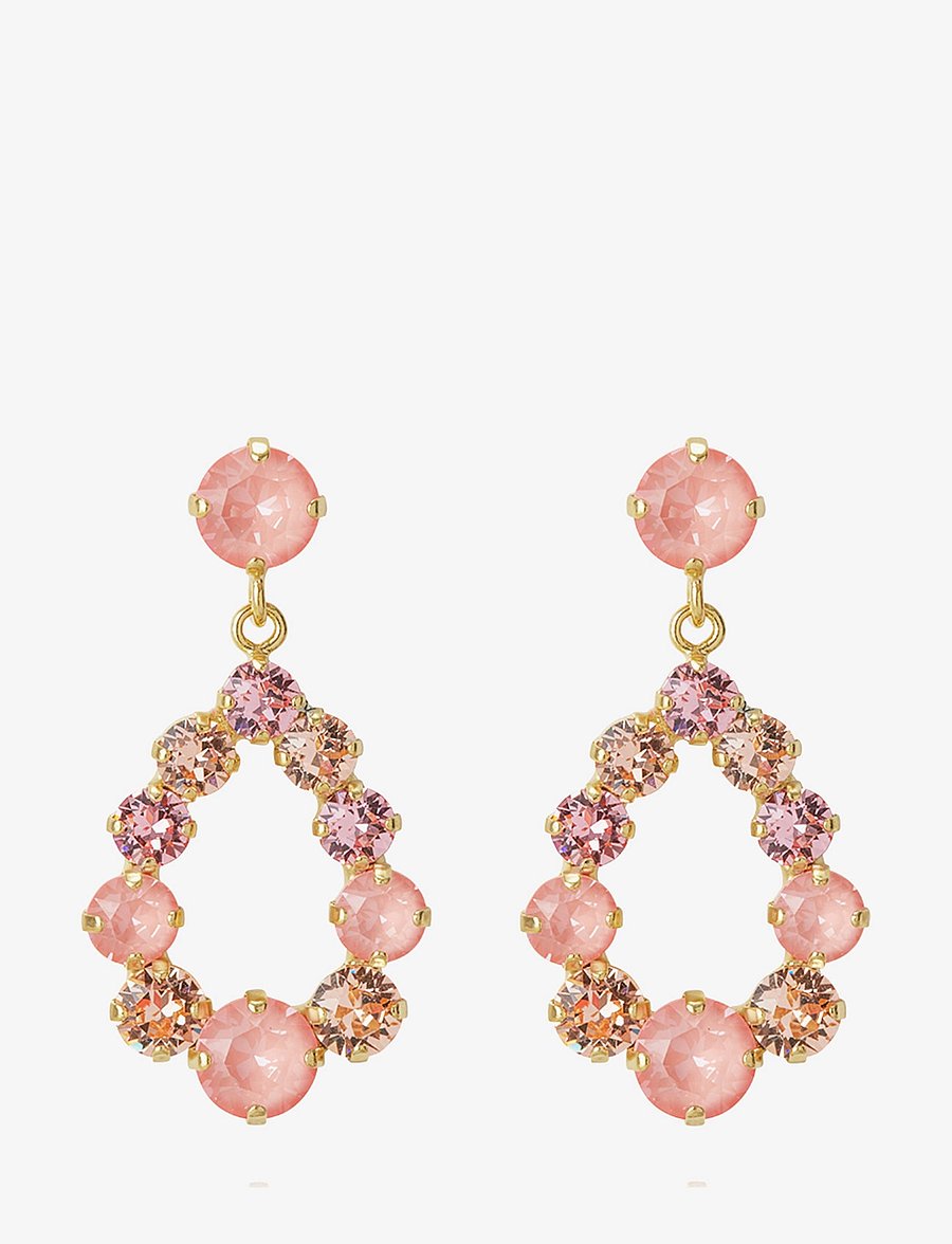Caroline Svedbom - MINI DELIA EARRINGS - hangandi eyrnalokkar - flamingo combo - 1
