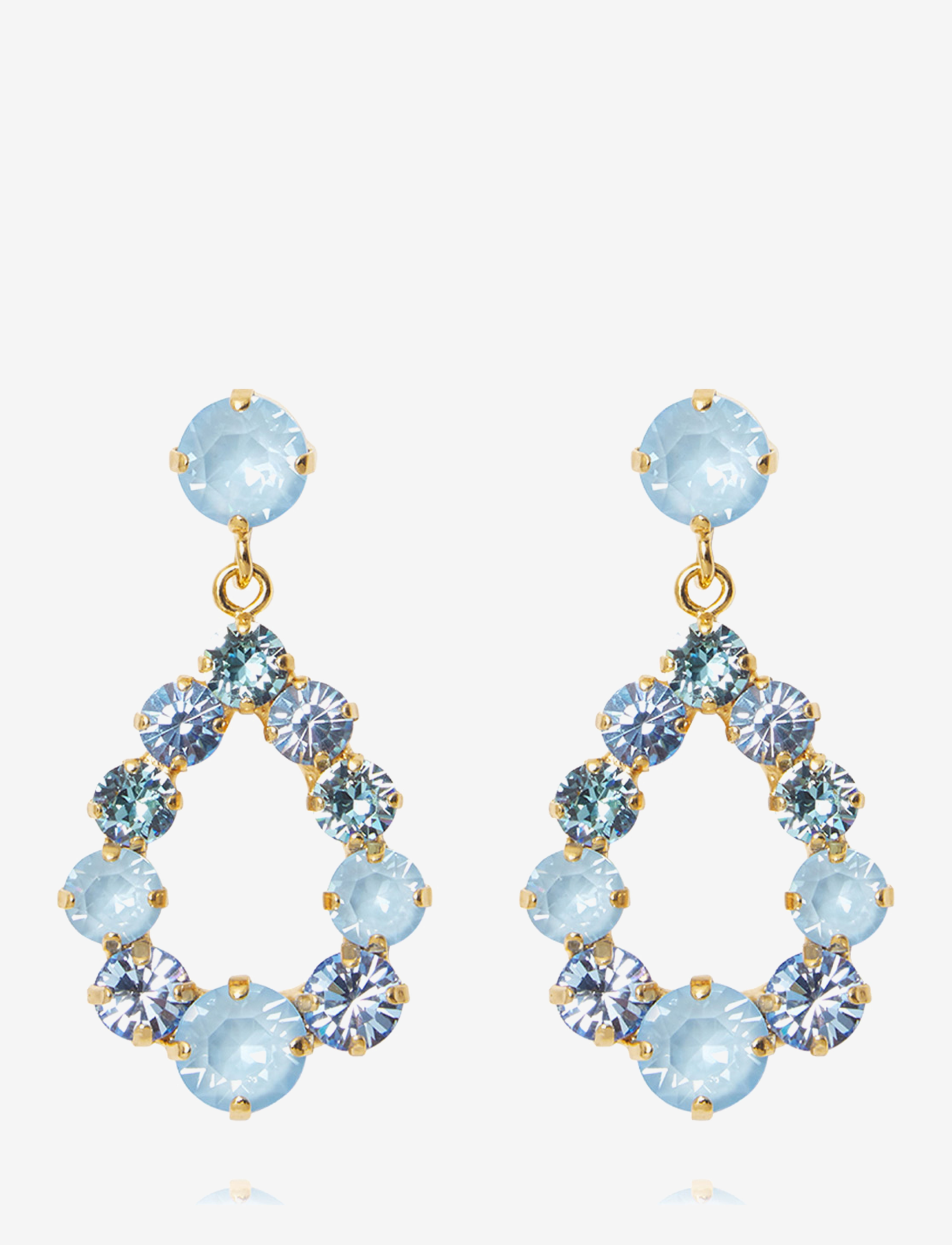 Caroline Svedbom MINI DELIA EARRINGSGOLD - Caroline Svedbom - SKY COMBO / blue