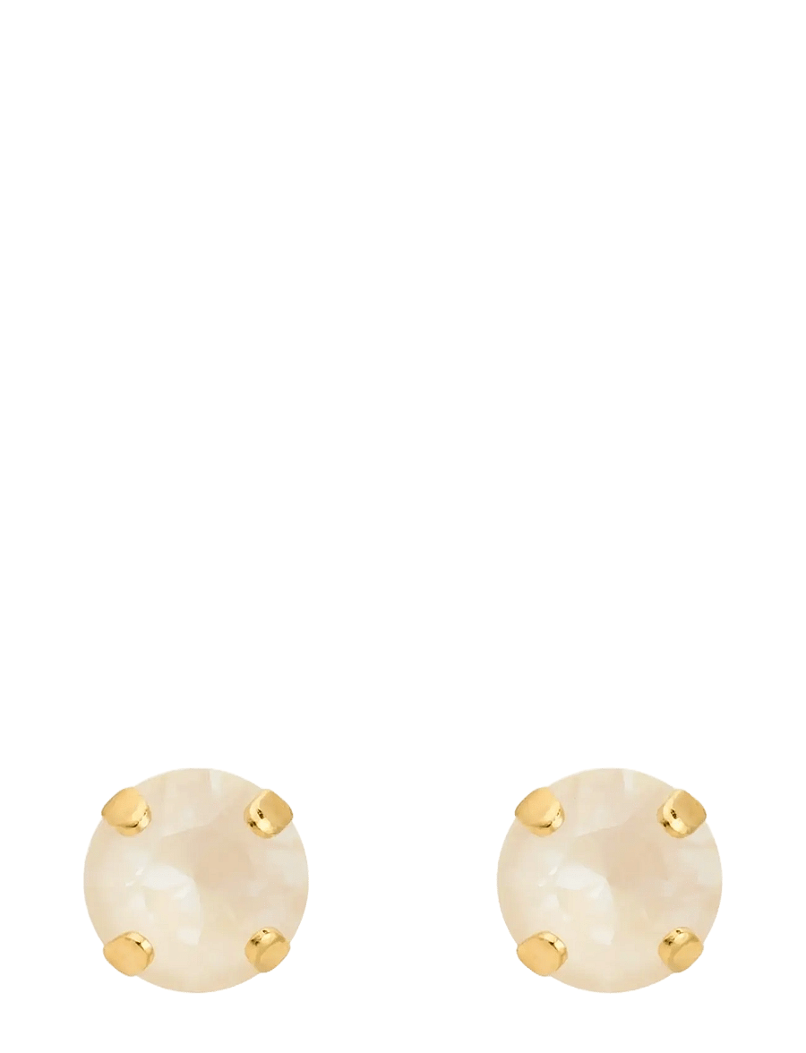 Caroline Svedbom - MINI STUD EARRINGS GOLD - nagliņu auskari - linen ignite - 1