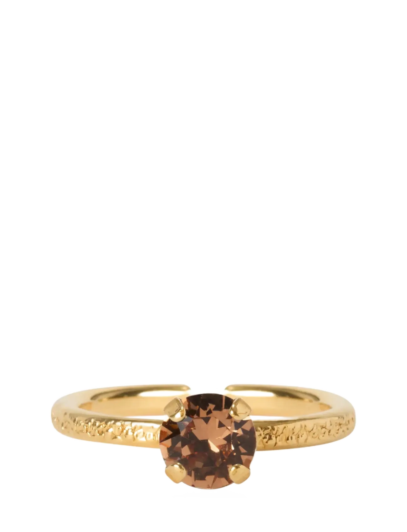 Caroline Svedbom NATTI RING GOLD - Ringe - REC LIGHT SMOKED TOPAZ / gold