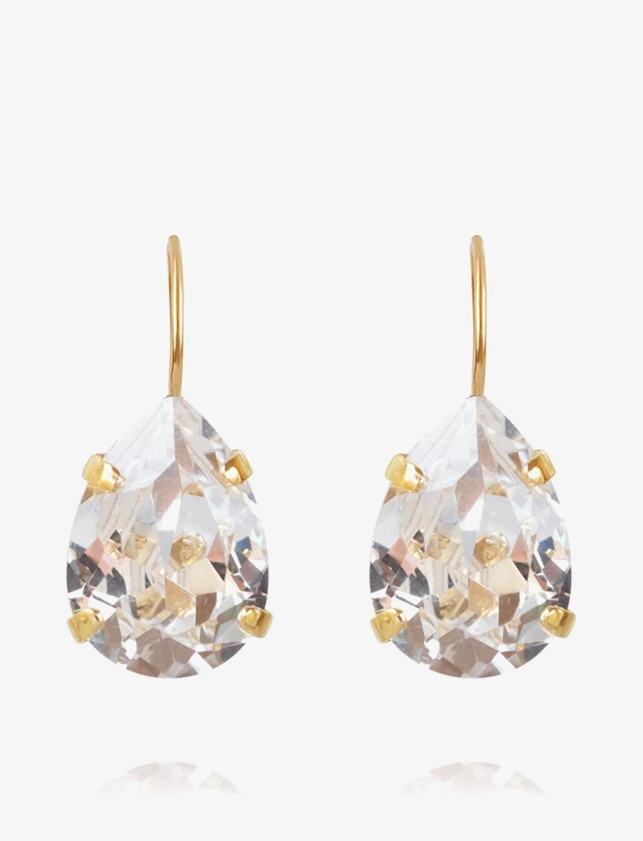 Caroline Svedbom Mini Drop Clasp Earrings Gold, Kvinder, Dråbeøreringe, Guld, Str: ONE SIZE