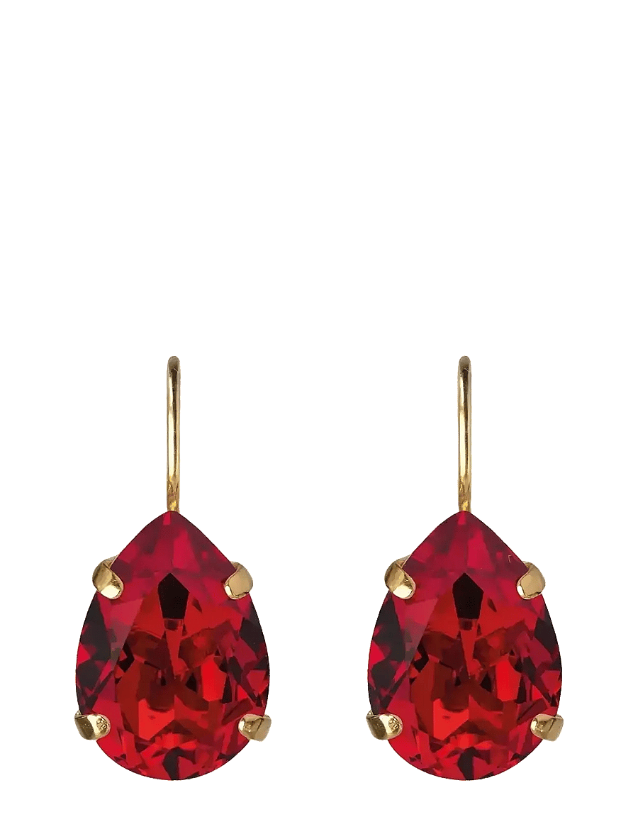 Caroline Svedbom - MINI DROP CLASP EARRINGS GOLD - rippuvad kõrvarõngad - light siam - 0