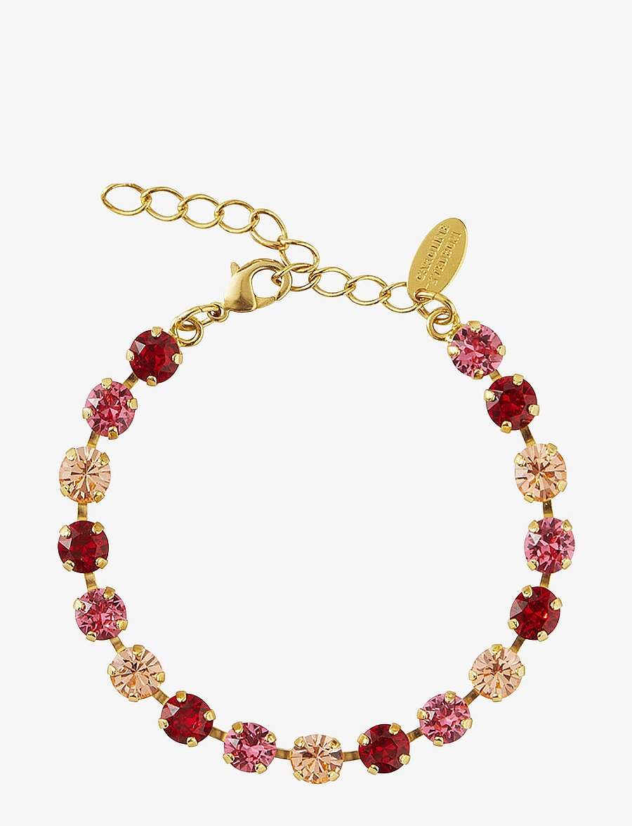 Caroline Svedbom - NICOLA BRACELET GOLD - armband - scarlet combo - 1