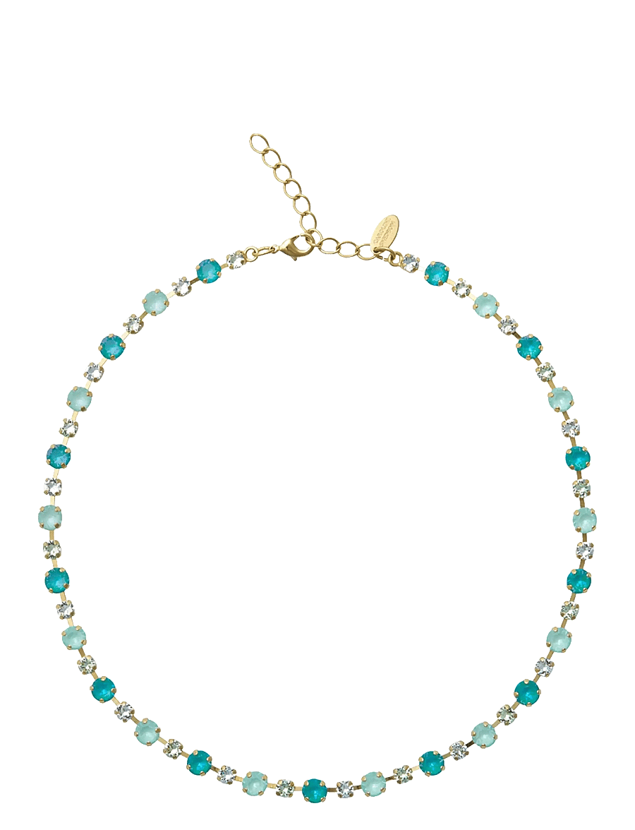 Caroline Svedbom - CALANTHE NECKLACE GOLD - keðjuhálsmen - laguna combo - 1