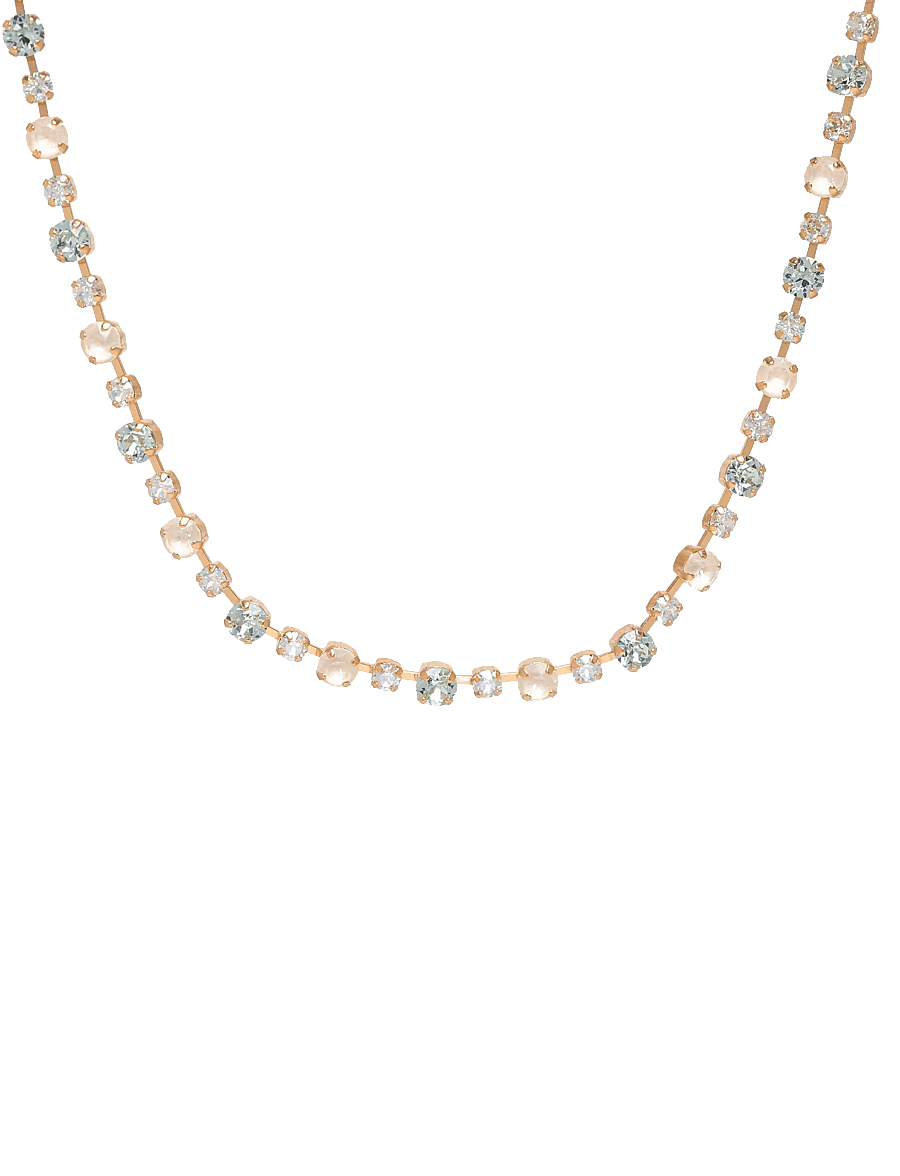 Caroline Svedbom - CALANTHE NECKLACE GOLD - kaelaketid - azore combo - 1