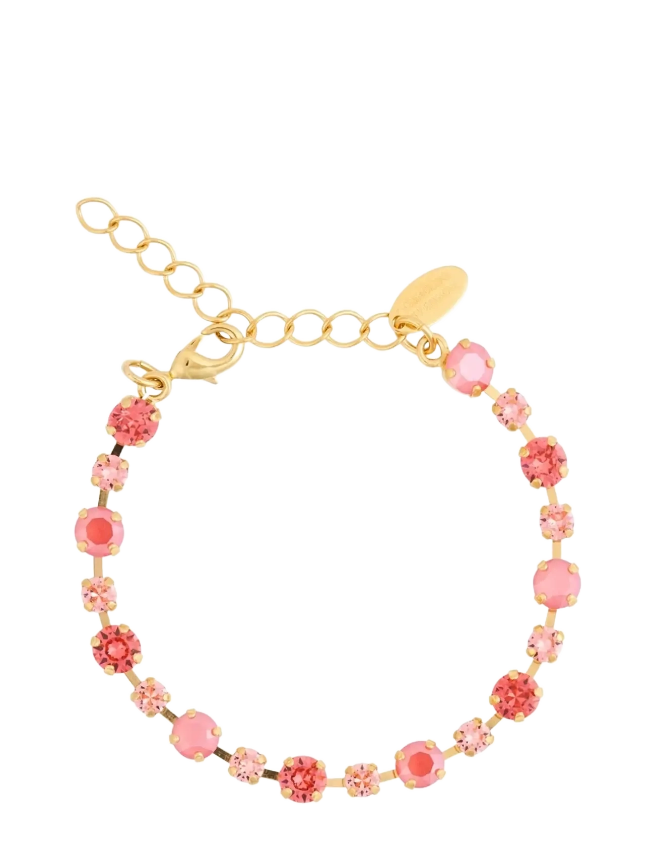 Caroline Svedbom CALANTHE BRACELET GOLD - Caroline Svedbom - LIGHT CORAL COMBO / pink/rose