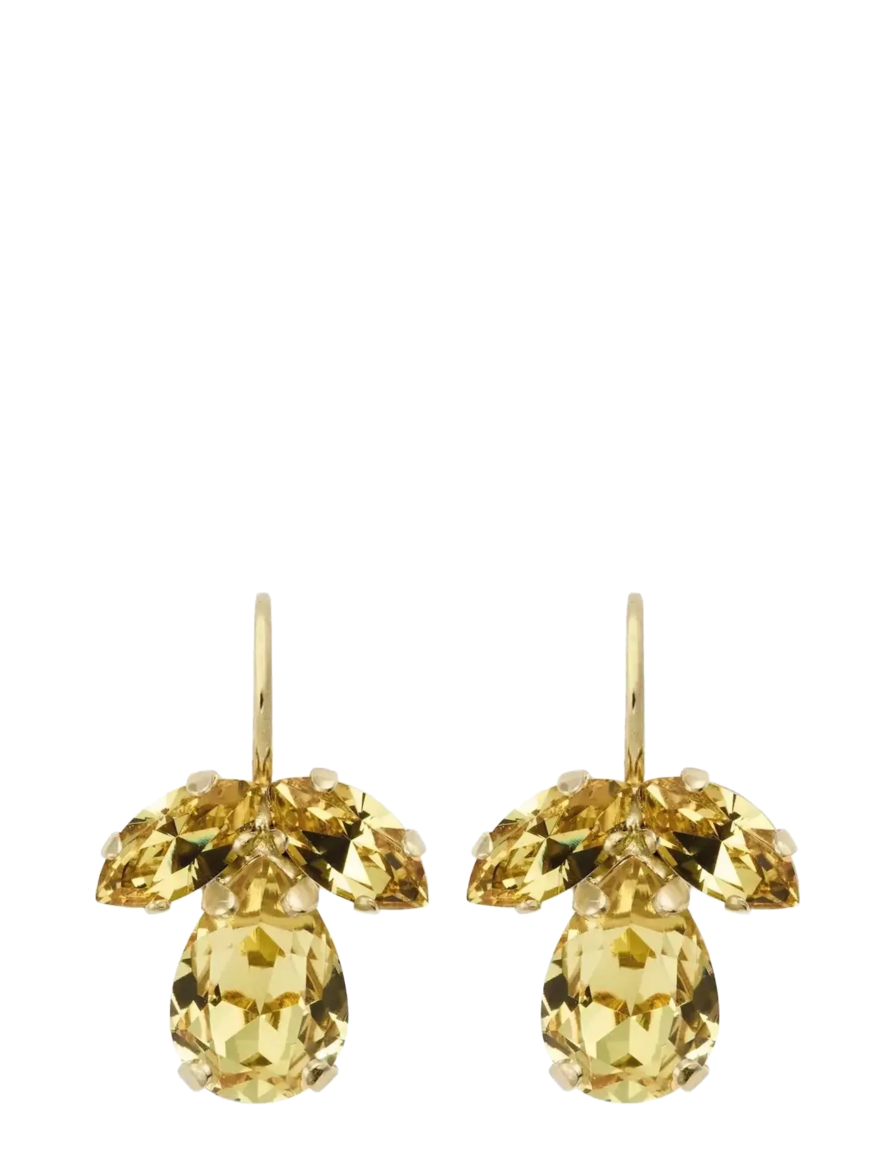 Caroline Svedbom - PETITE TIMO EARRINGSGOLD - dark jonquil - 1
