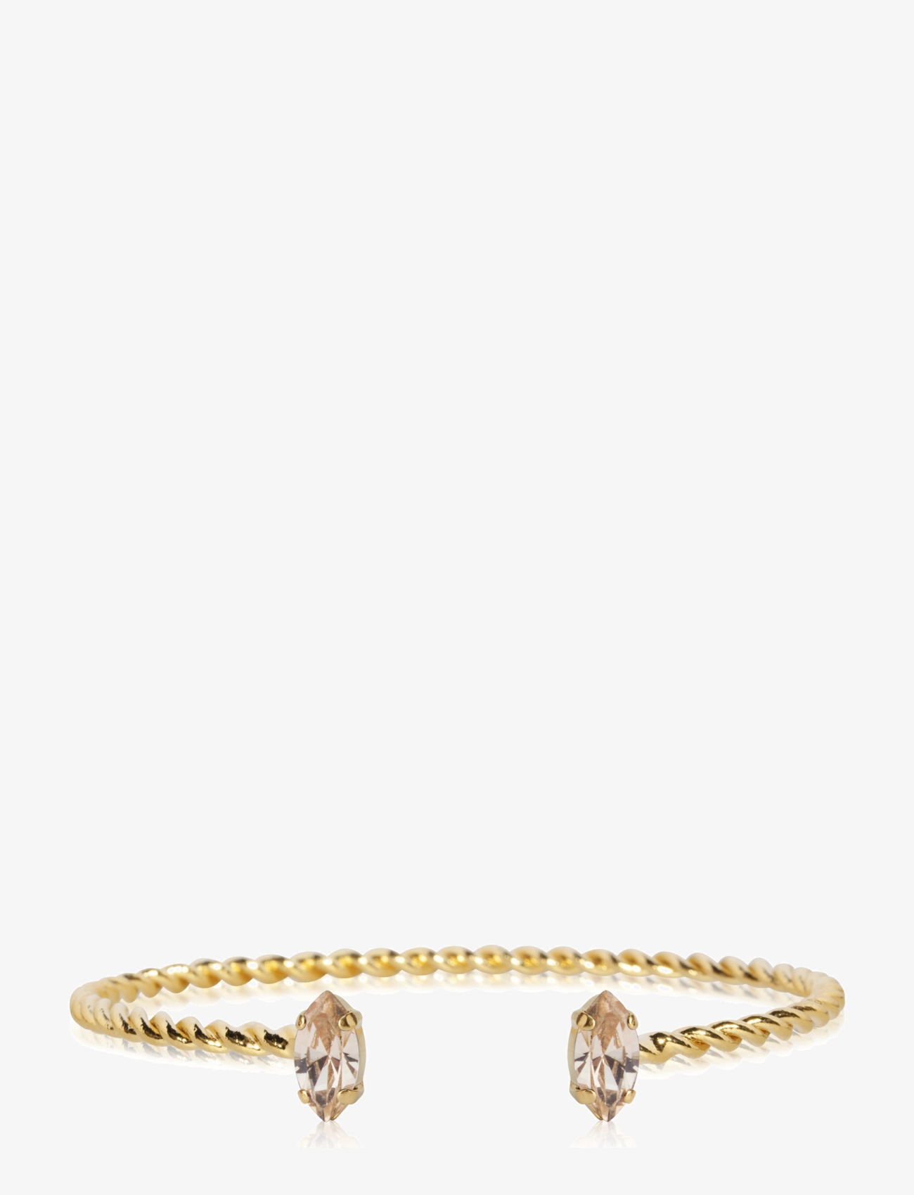 Caroline Svedbom PETITE NAVETTE BRACELET - Festtøj - LIGHT SILK / gold
